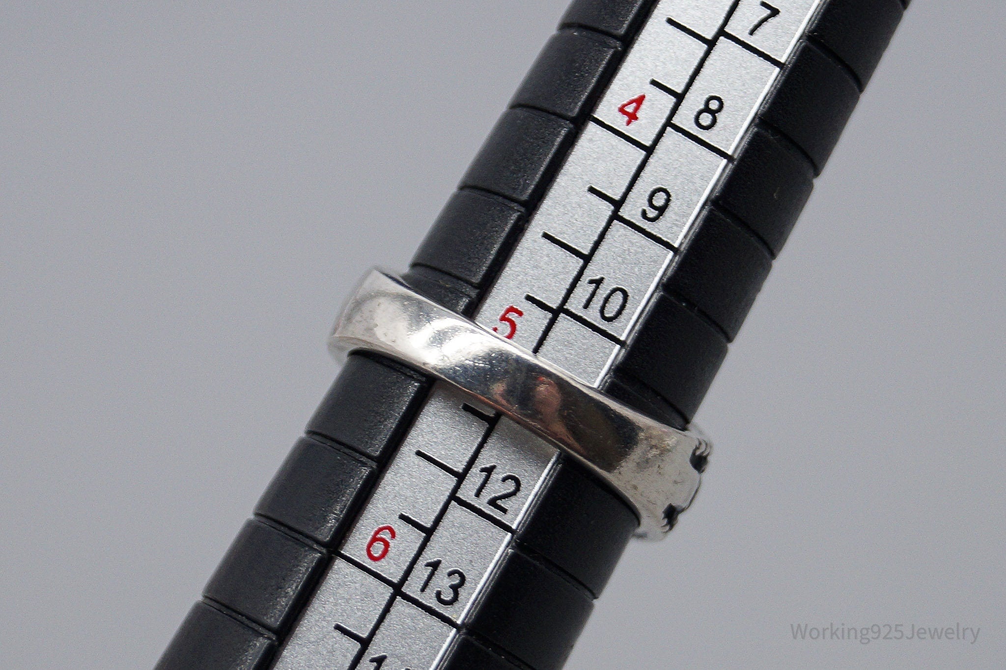 Vintage Pink Cubic Zirconia Sterling Silver Ring - Size 5