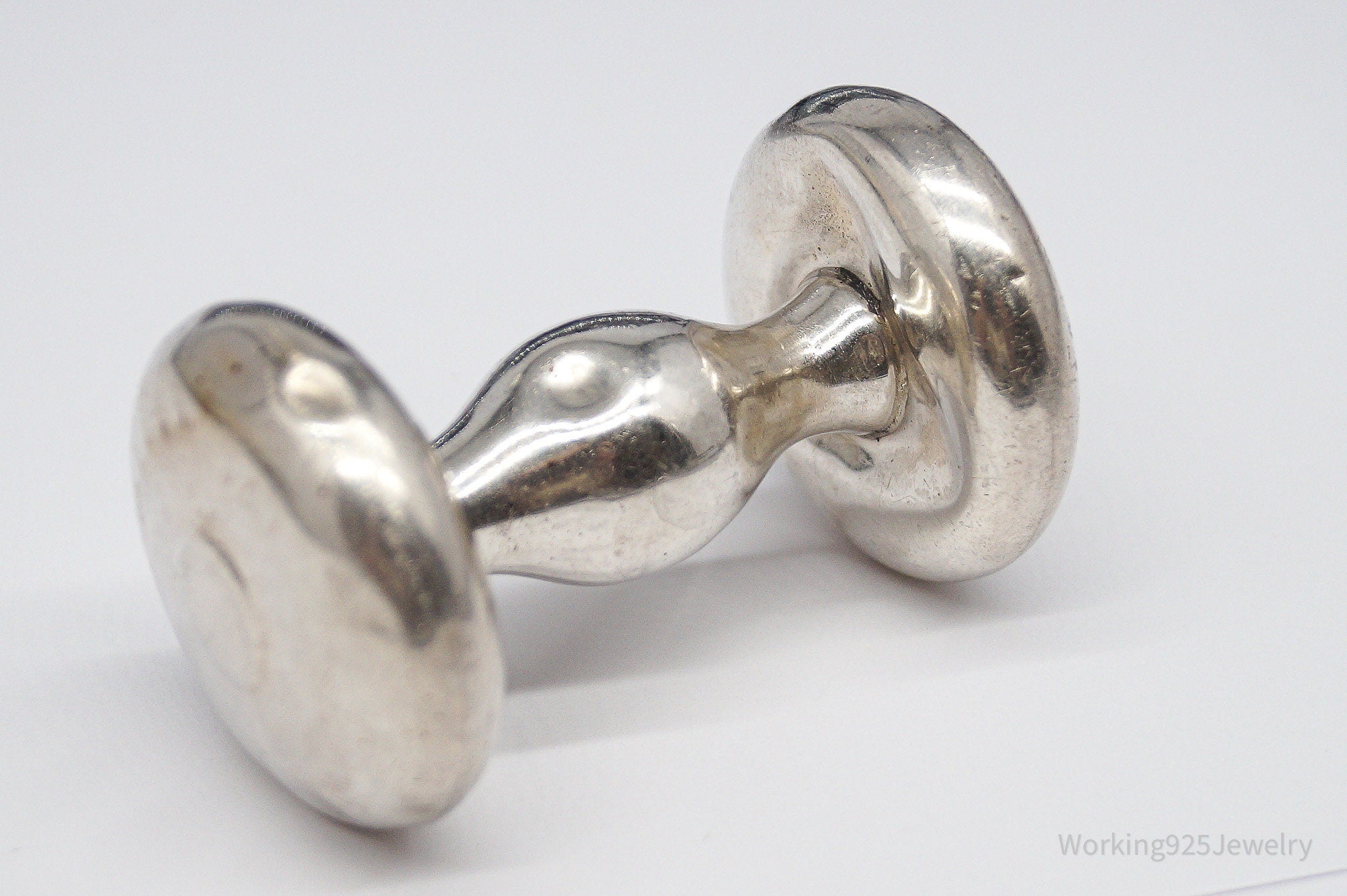 Antique Designer Towle Large Sterling Silver Baby Rattle