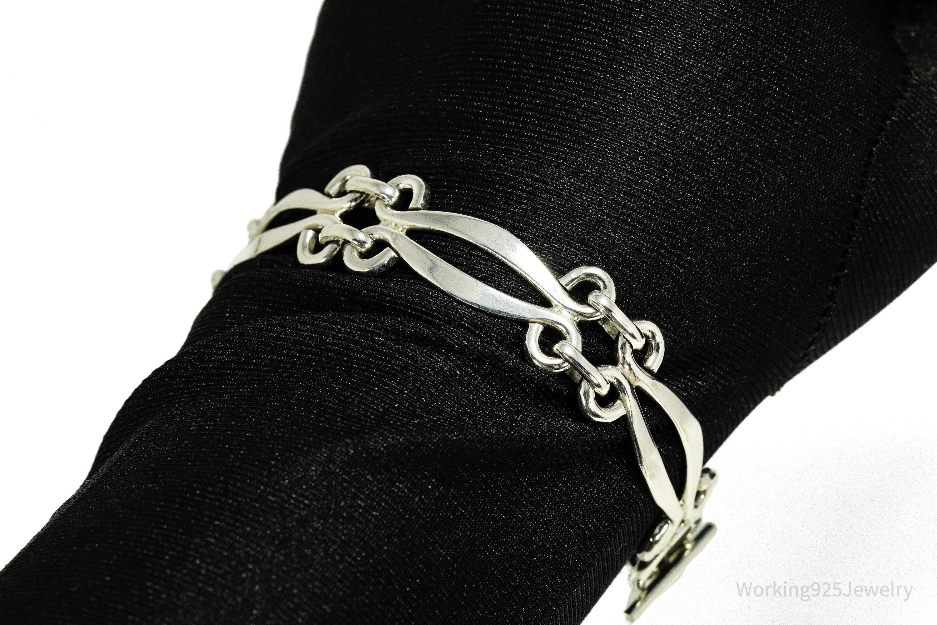 Vintage Mexico ATI Sterling Silver Bracelet - 7.25"