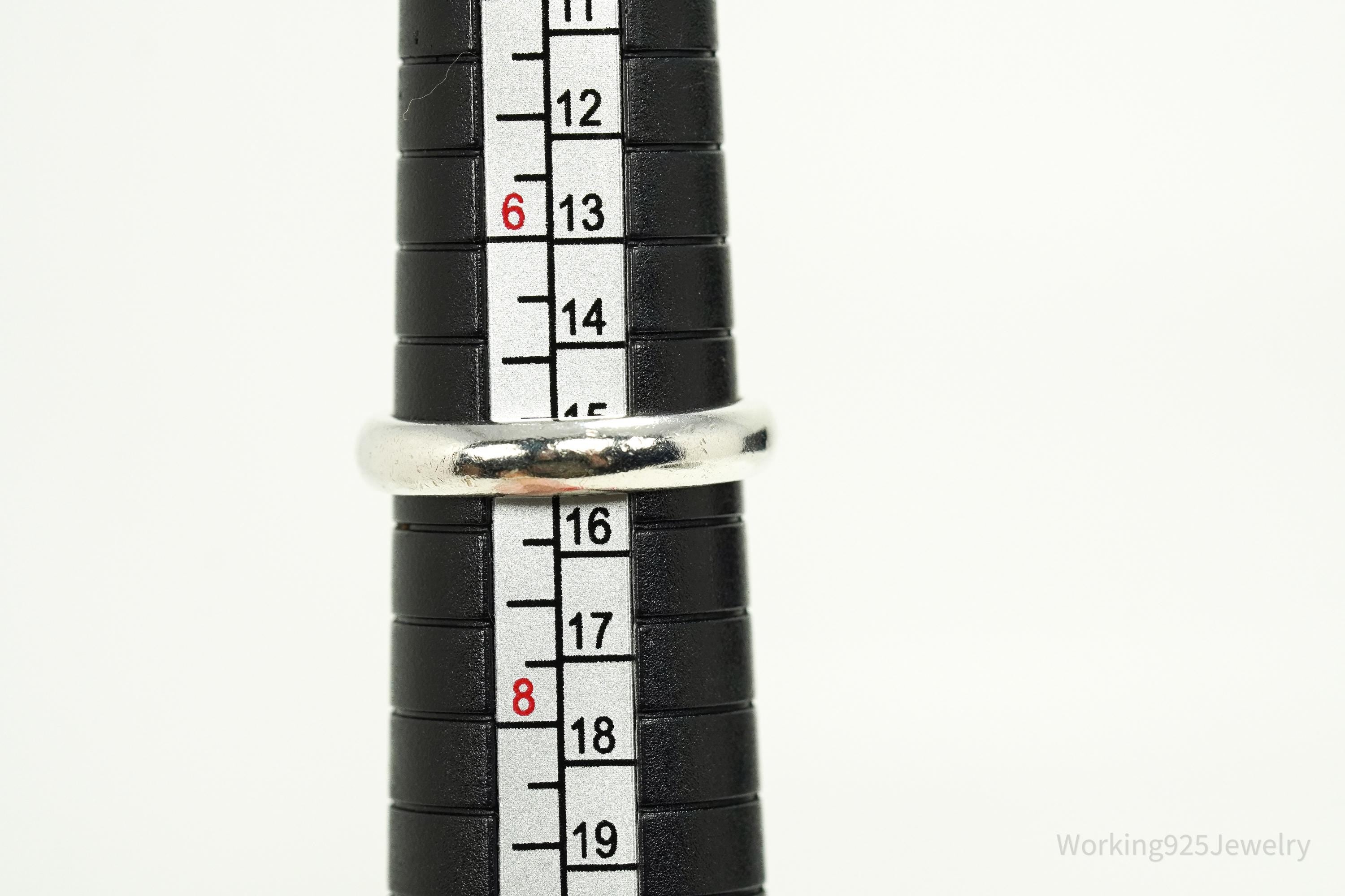 Vintage Silpada Pearl Retired Sterling Silver Ring - Size 7