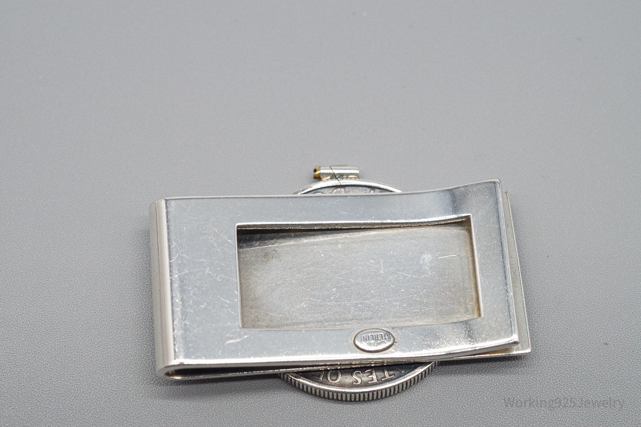 Vintage 1964 Silver Kennedy Half Dollar Coin ORB Sterling Silver Money Clip