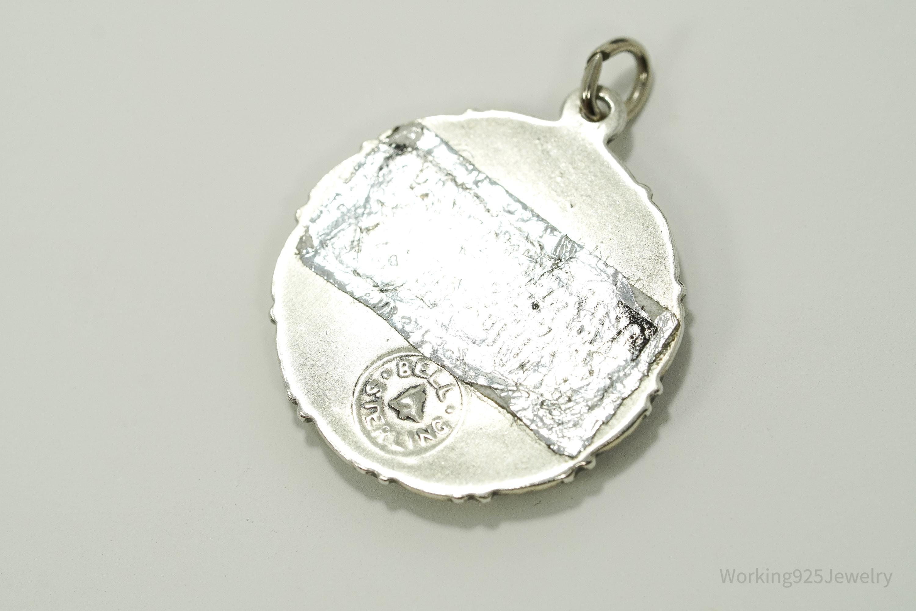 Vintage Bell Trading Aquarius Sign Sterling Silver Pendant