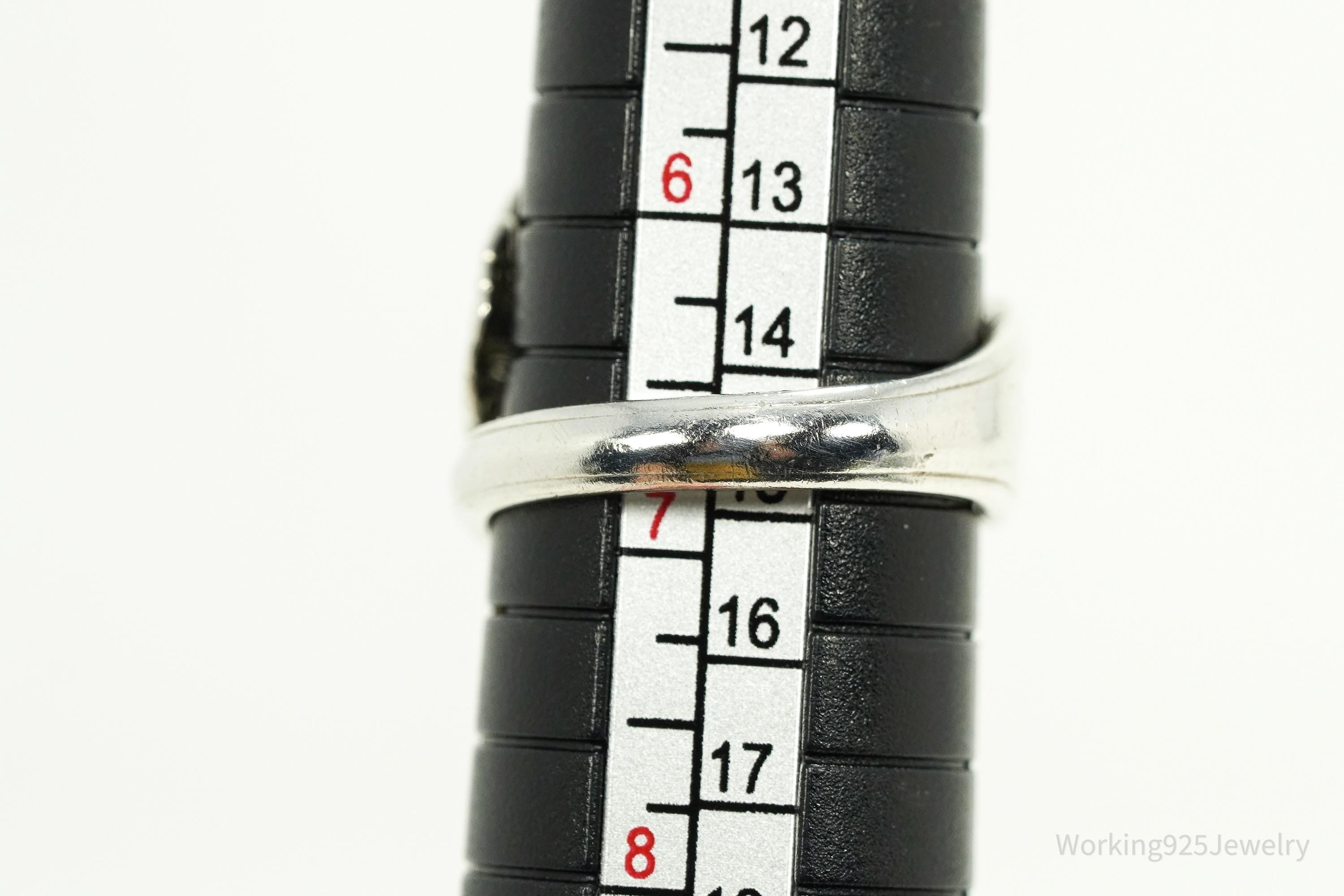 Vintage "Joan Of Arc" International Sterling Silver Spoon Ring Size 6.75