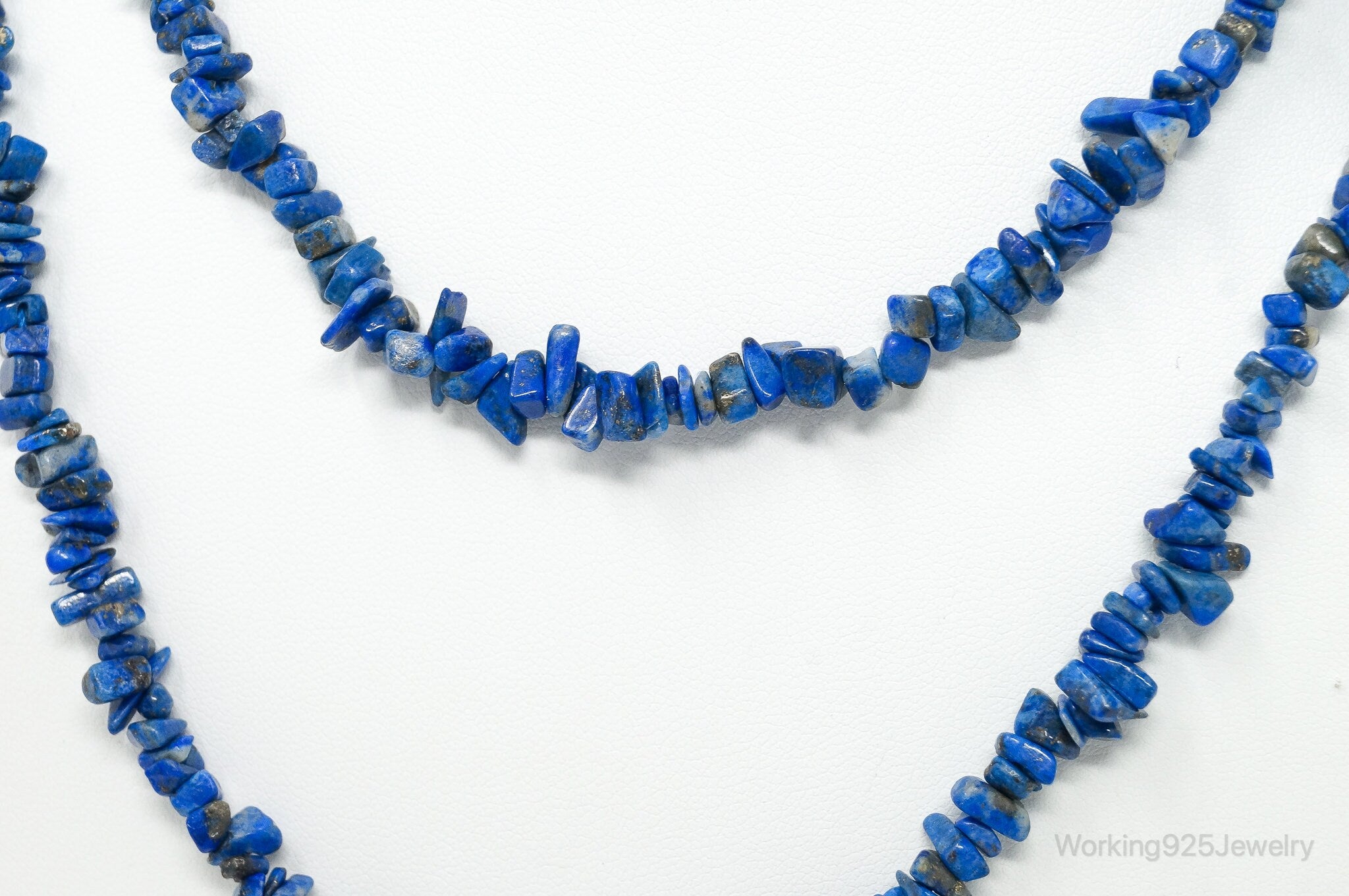 Vintage Southwestern Lapis Lazuli Beads Necklace