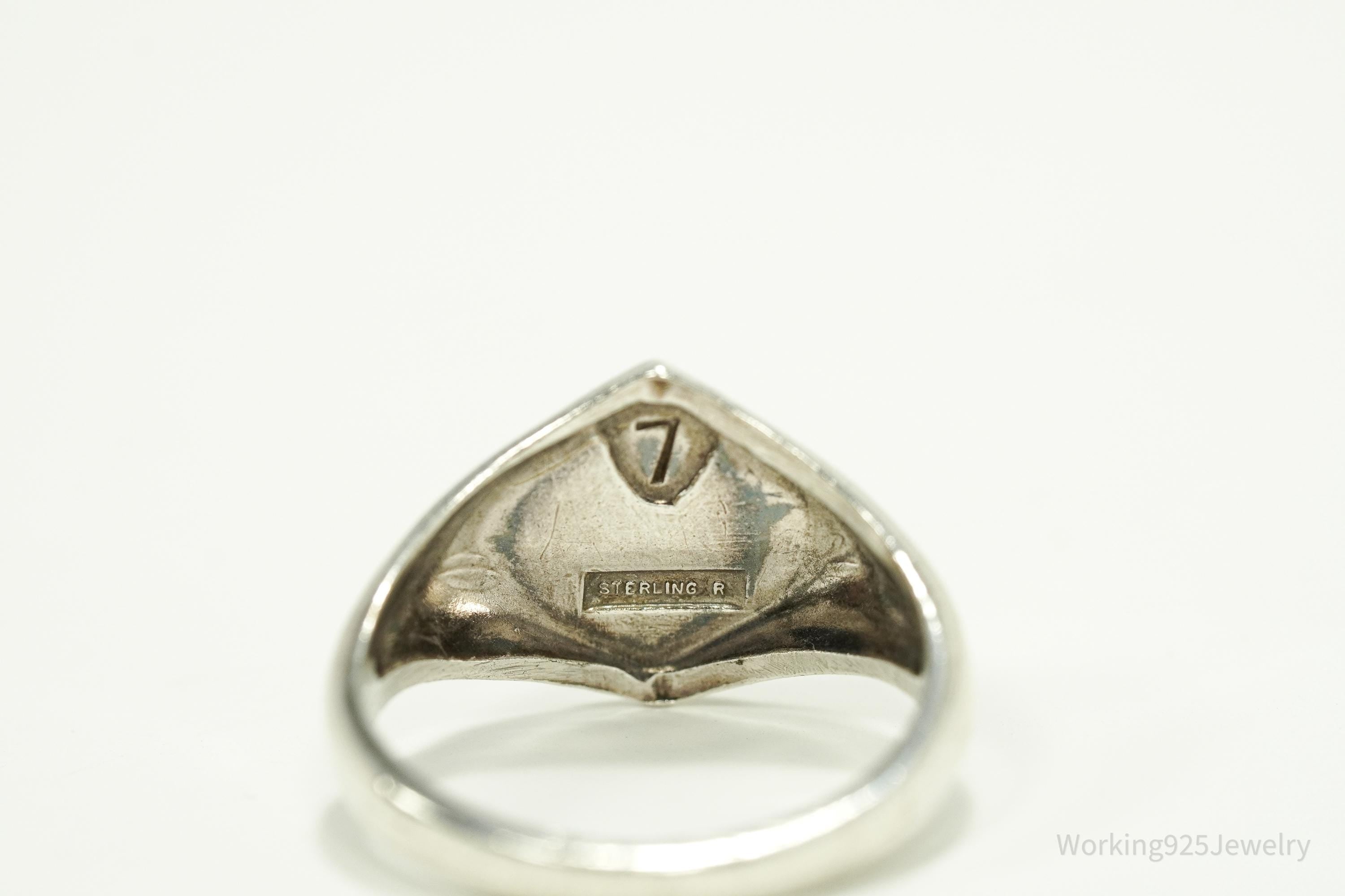 Vintage 1960s Cub Scout Sterling Silver Ring - Size 6.75