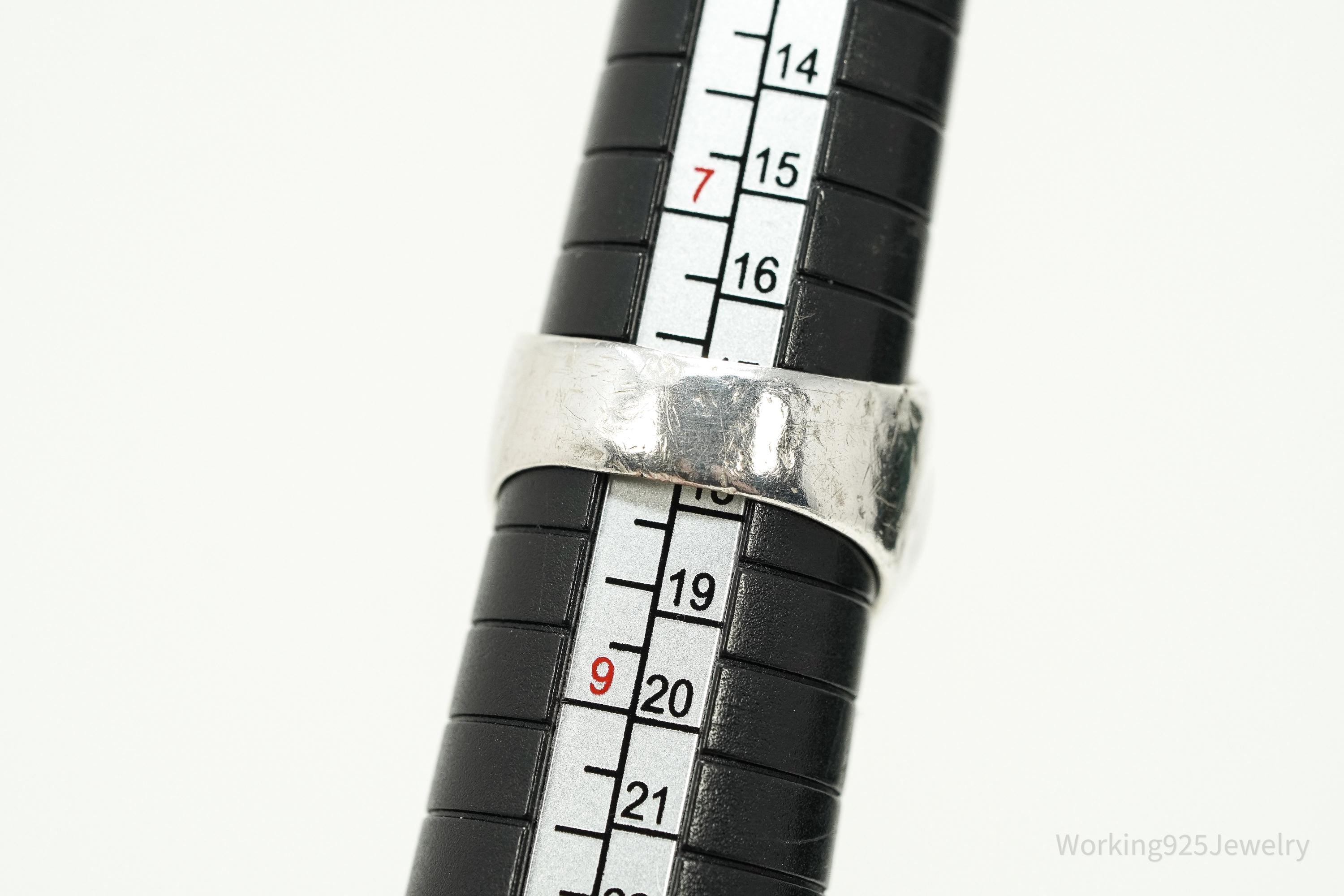 Vintage Paz Sterling Silver Cross Ring - Size 8