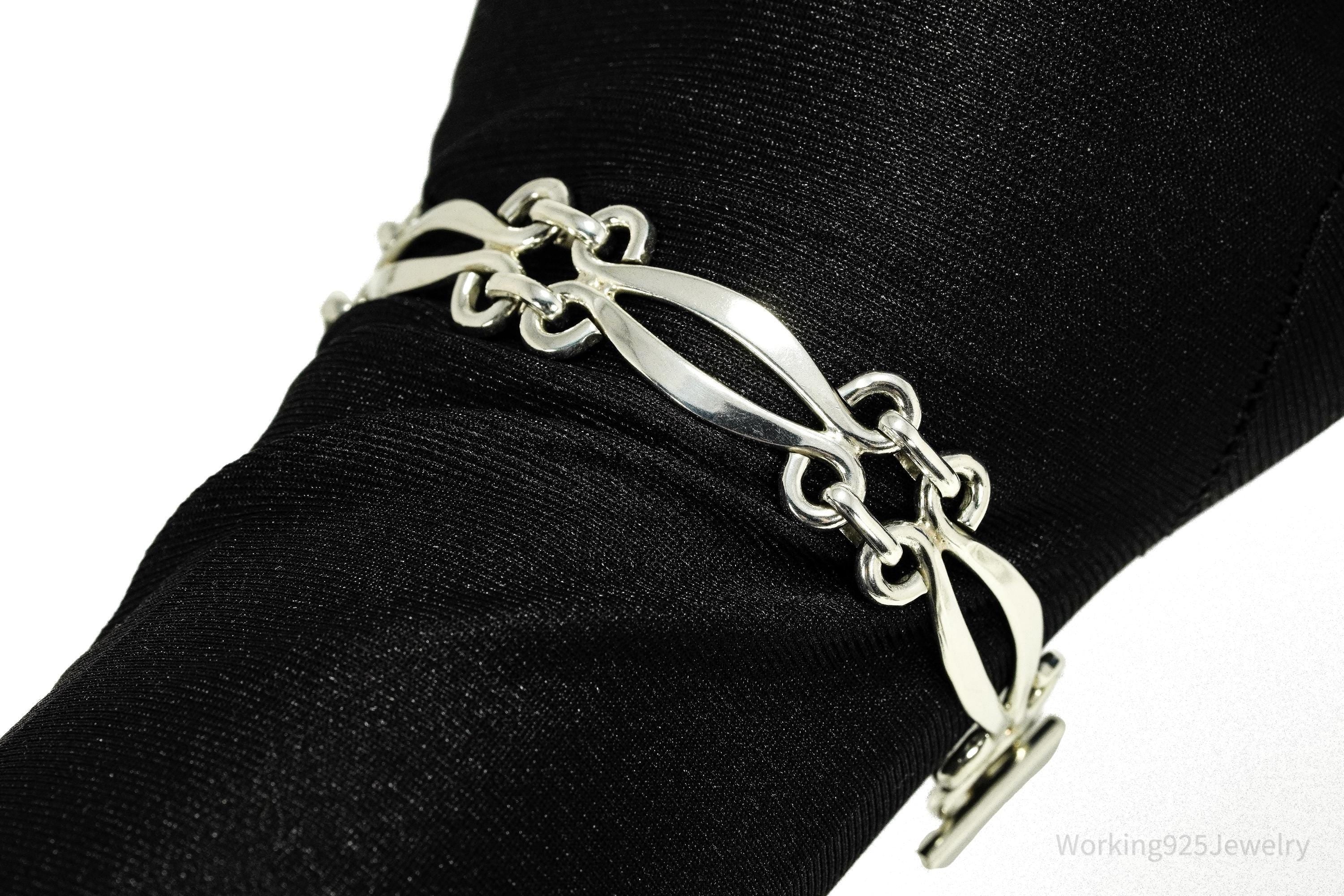 Vintage Mexico ATI Sterling Silver Bracelet - 7.25"