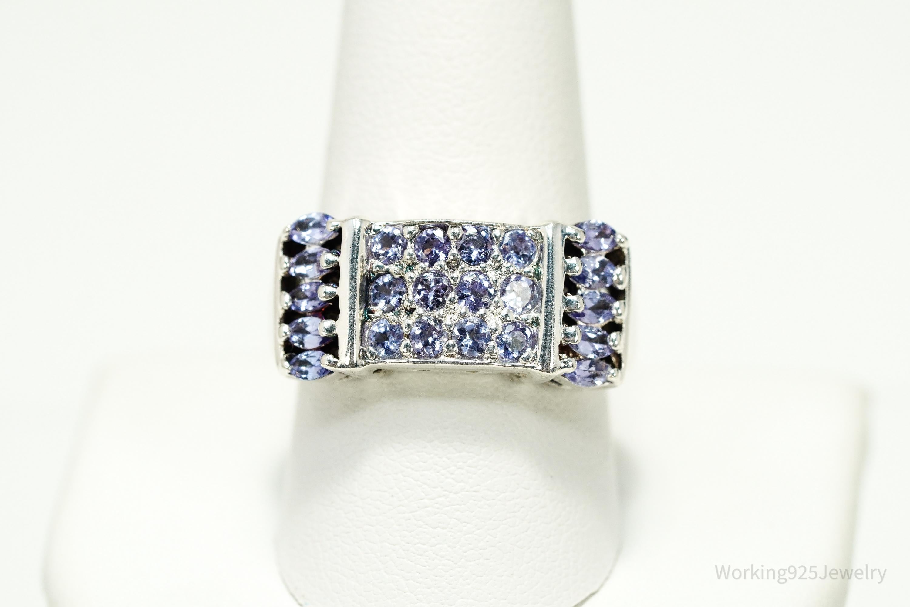 Vintage Tanzanite Sterling Silver - Ring 10