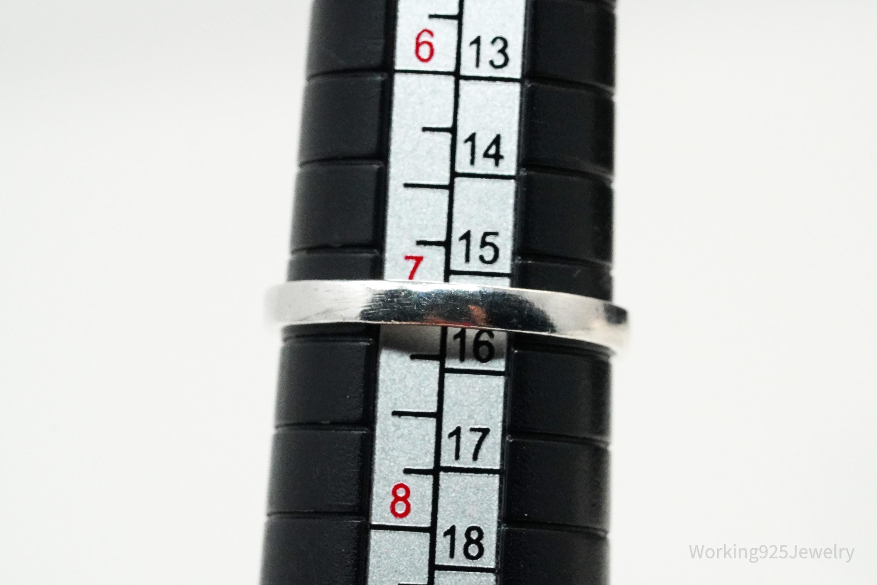 Vintage Swan Sterling Silver Ring - Size 7