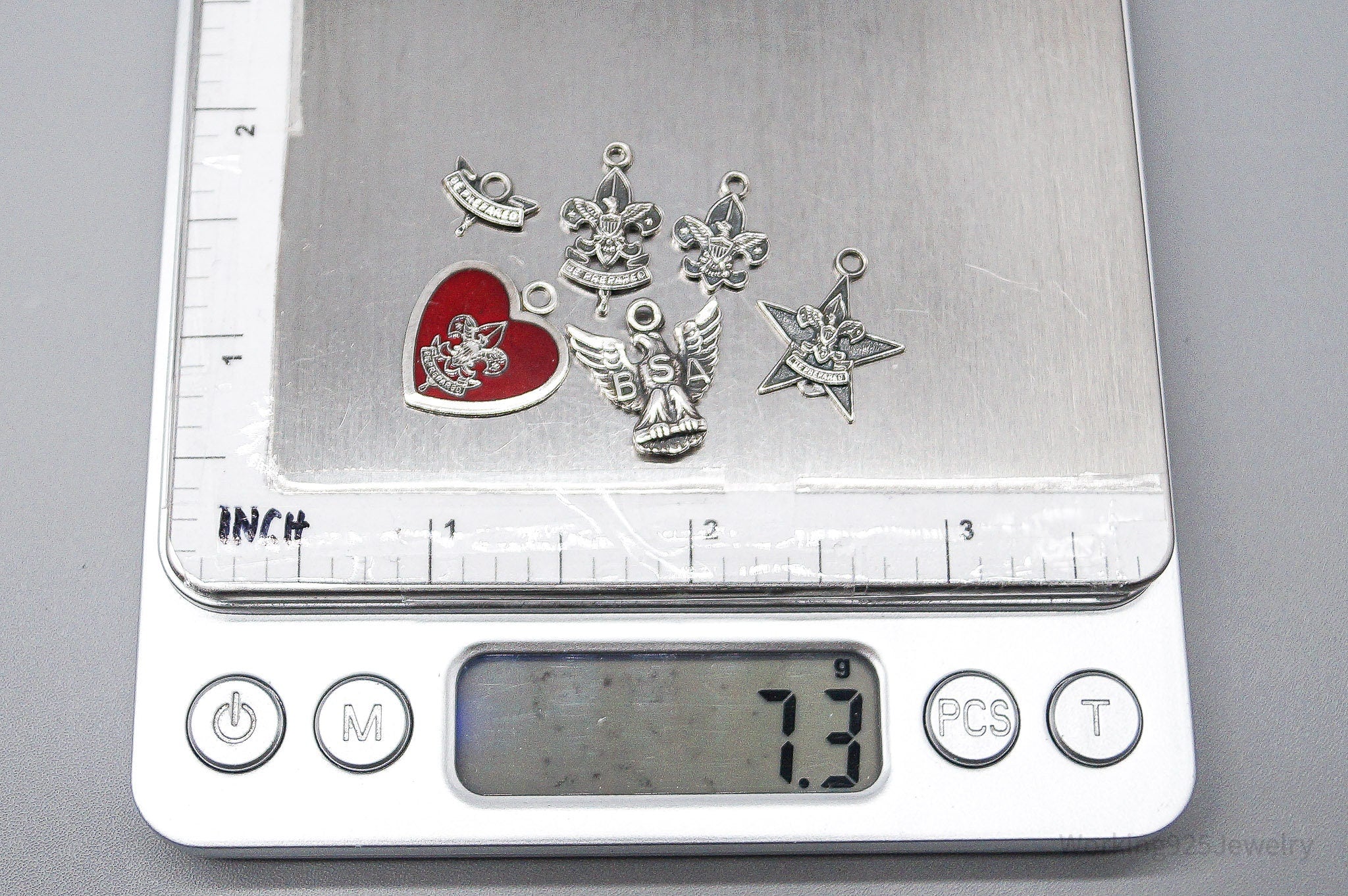 Vintage Scouts Sterling Silver Charms Lot