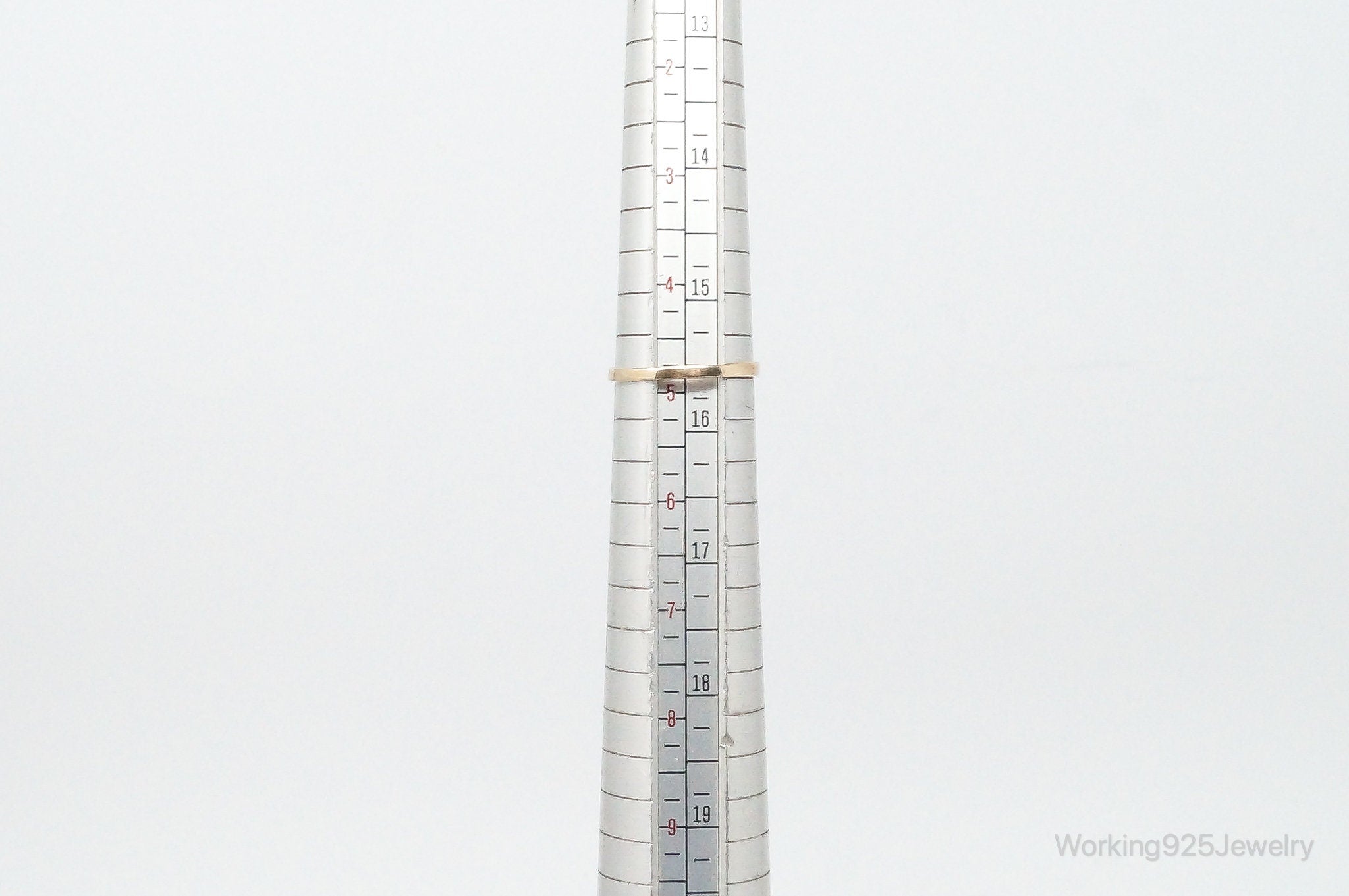 Antique Pink Sapphire 10K Gold Ring