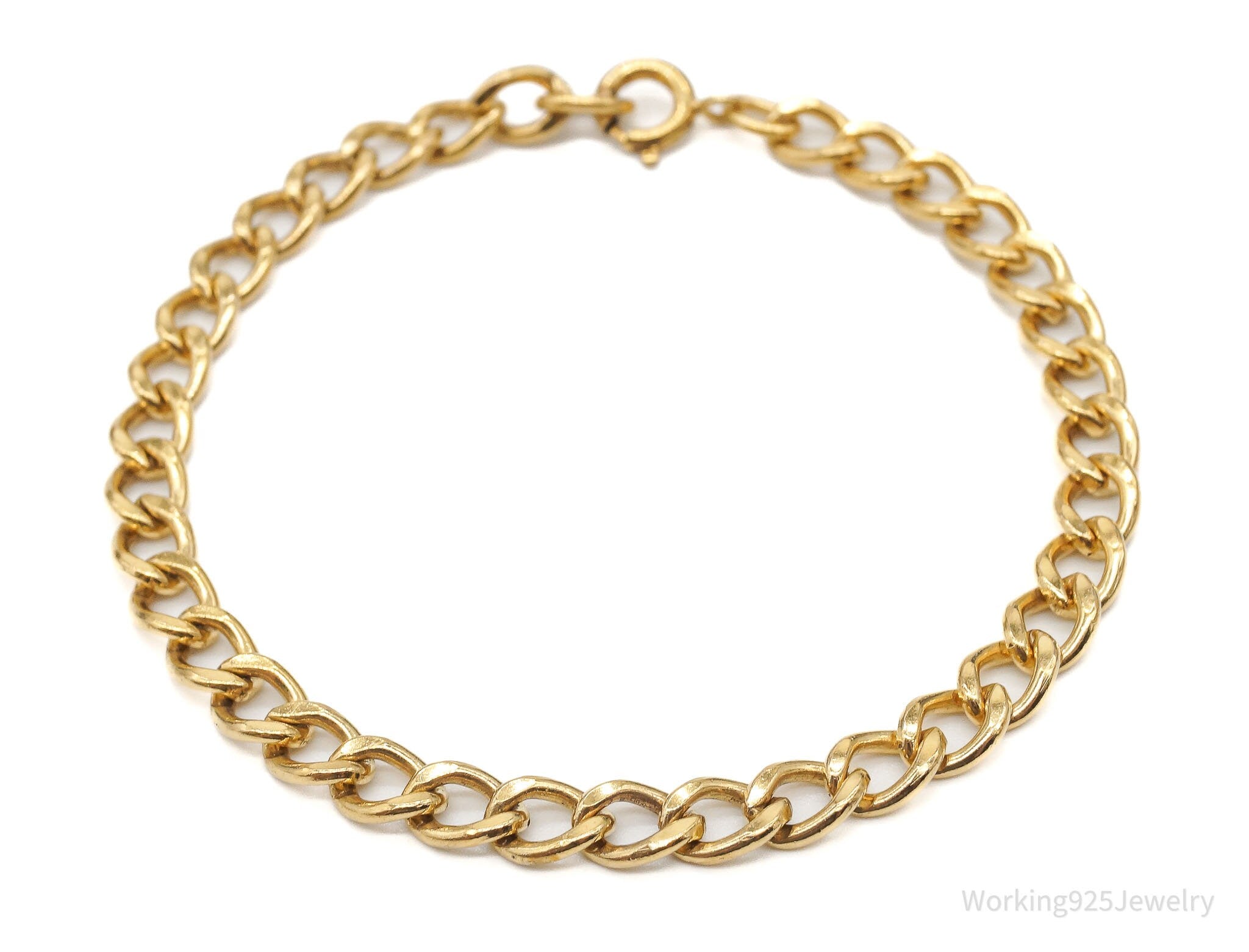 Vintage AJC Co Retro 1960s 1/20 12K Gold Filled Chain Bracelet