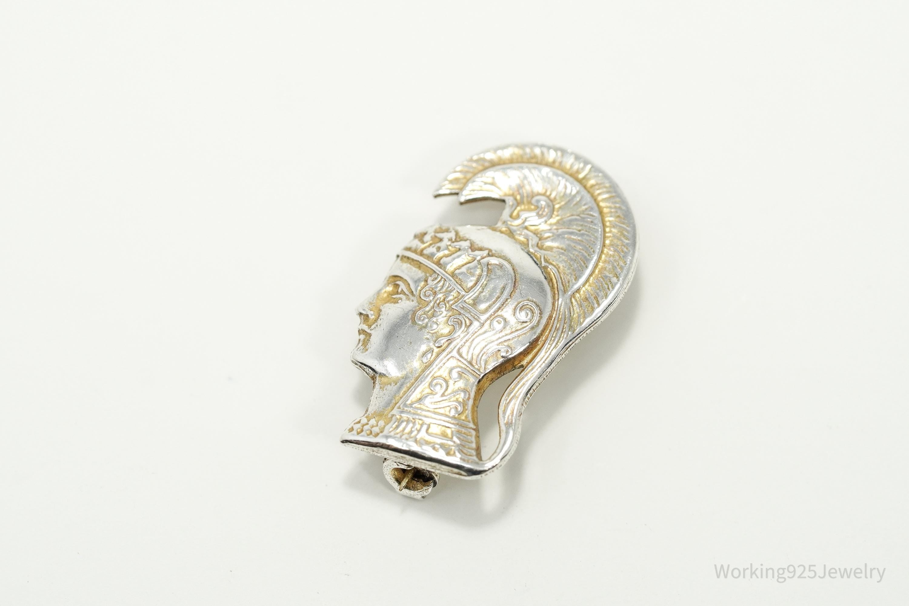 Rare Vintage WW2 WAC Womens Army Corps Officer Insignia Sterling Silver Pin Badge