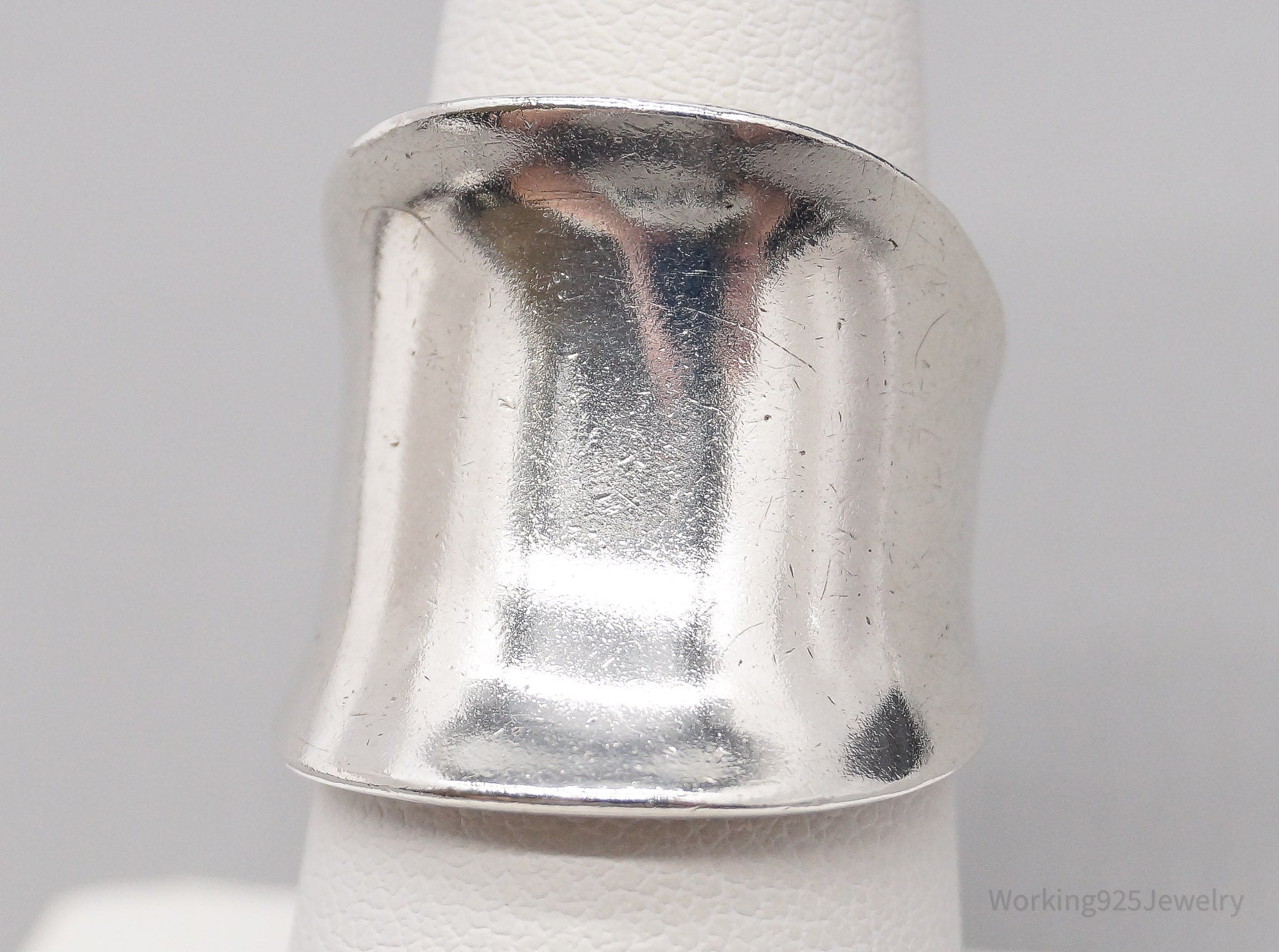 Vintage Metropolitan Museum of Art Sterling Silver Band Ring - Size 7