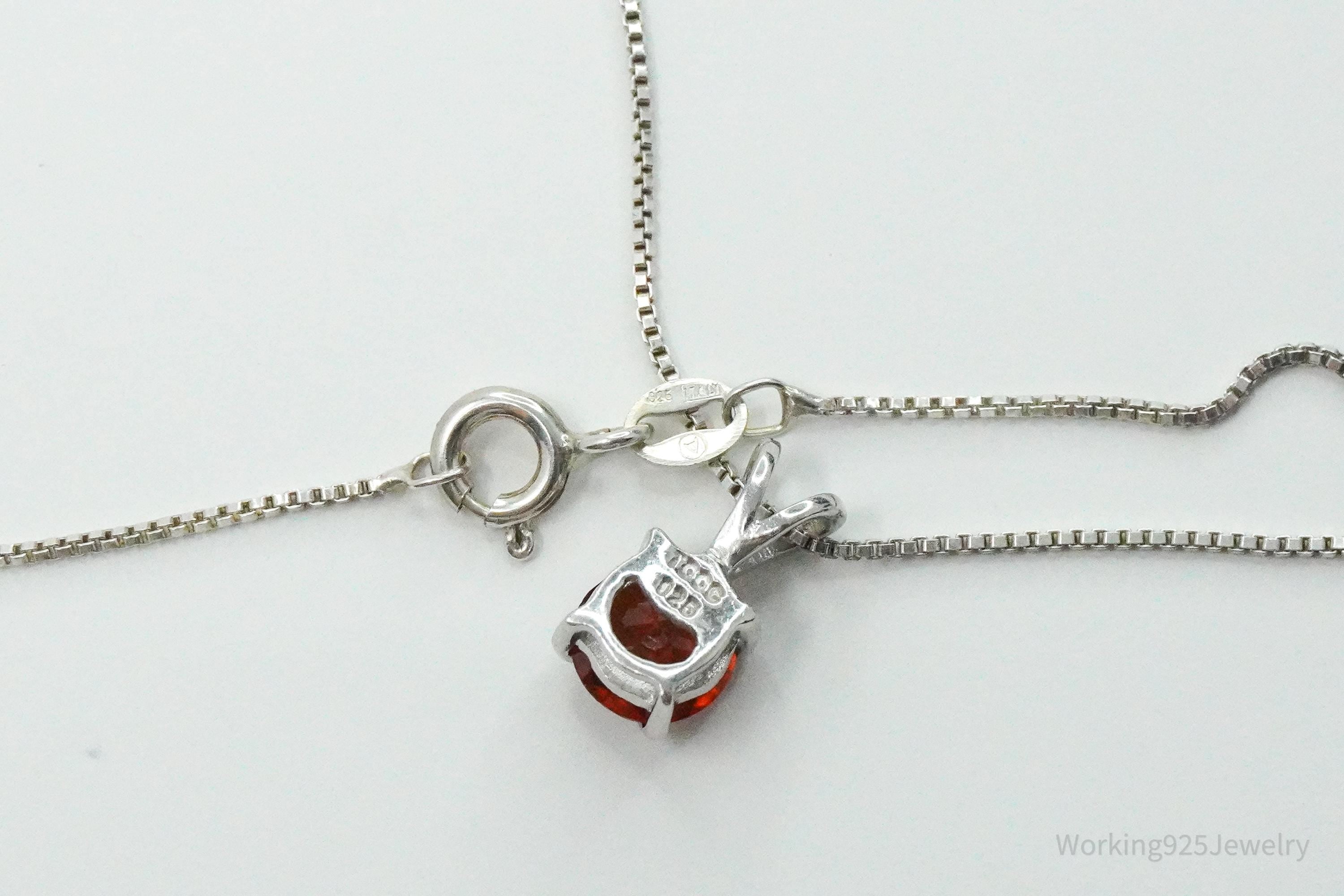 JTV's TGGC Madeira Citrine Sterling Silver Necklace 18"