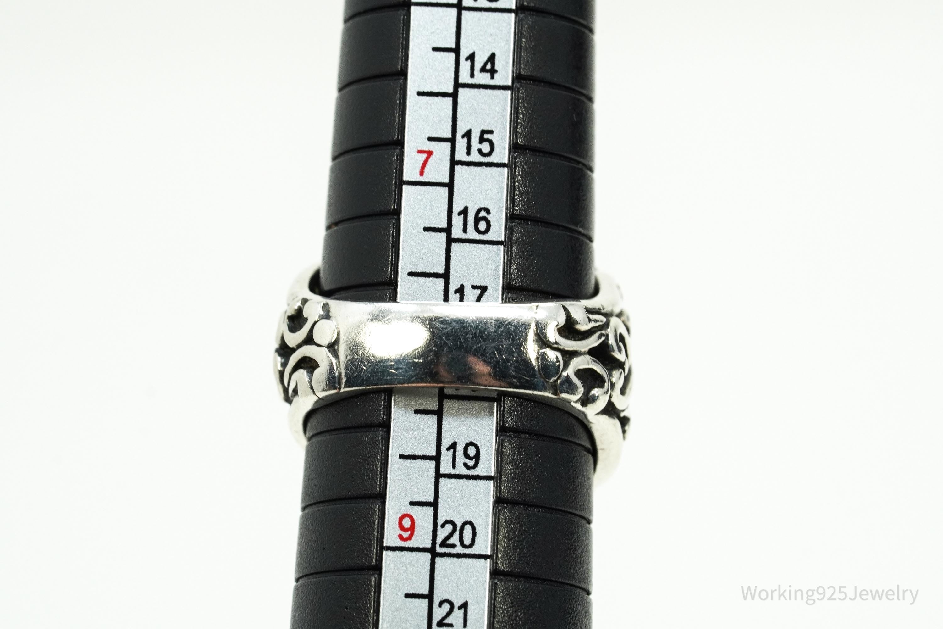 Vintage Native Carolyn Pollack Multi Gemstone Sterling Silver Ring - Size 8