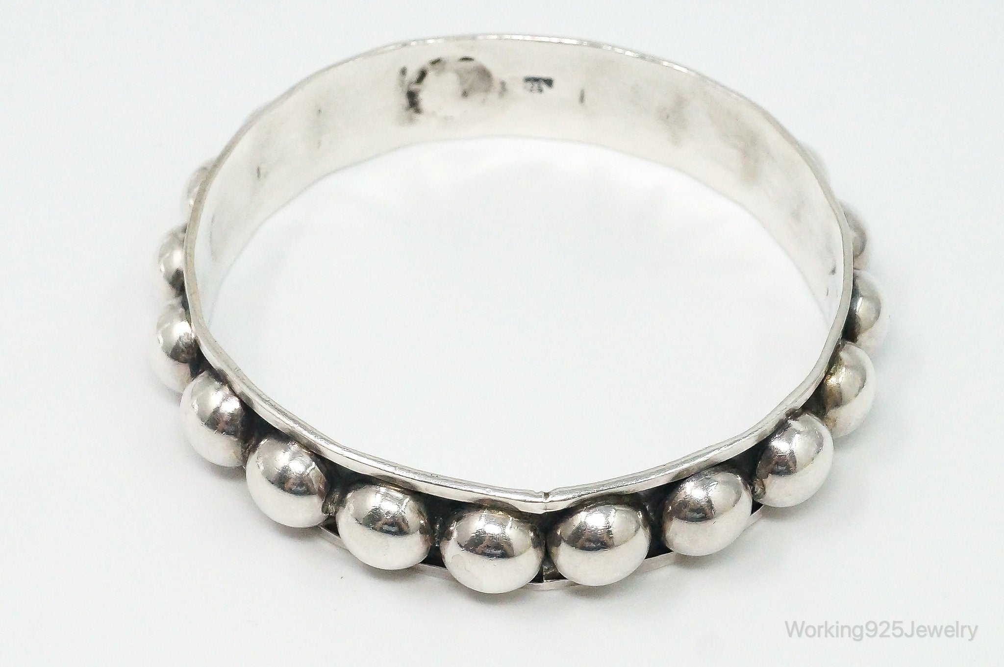 Vintage Mexico Modernist Sterling Silver Bracelet