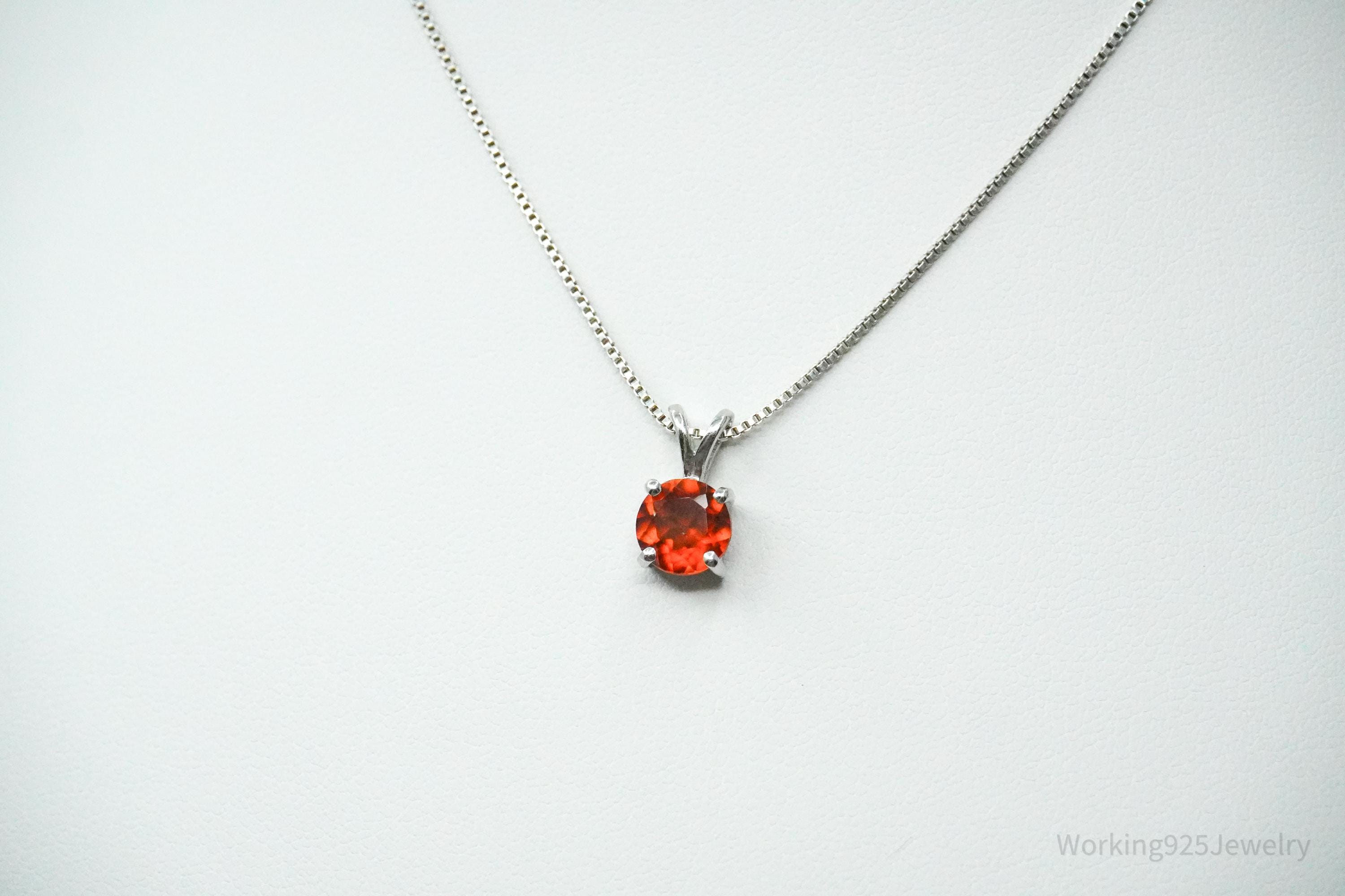 JTV's TGGC Madeira Citrine Sterling Silver Necklace 18"