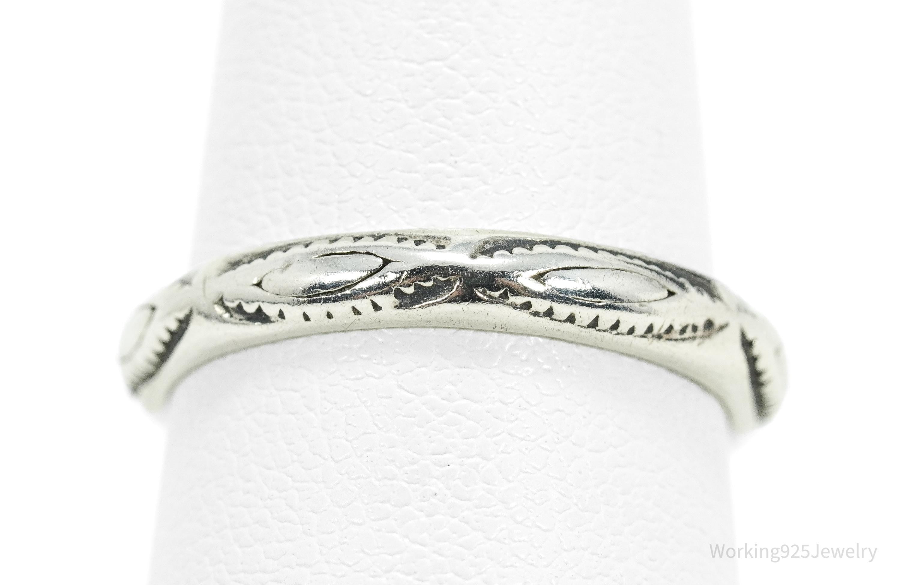 Vintage Designer Silpada Sterling Silver Stacker Ring - Size 8