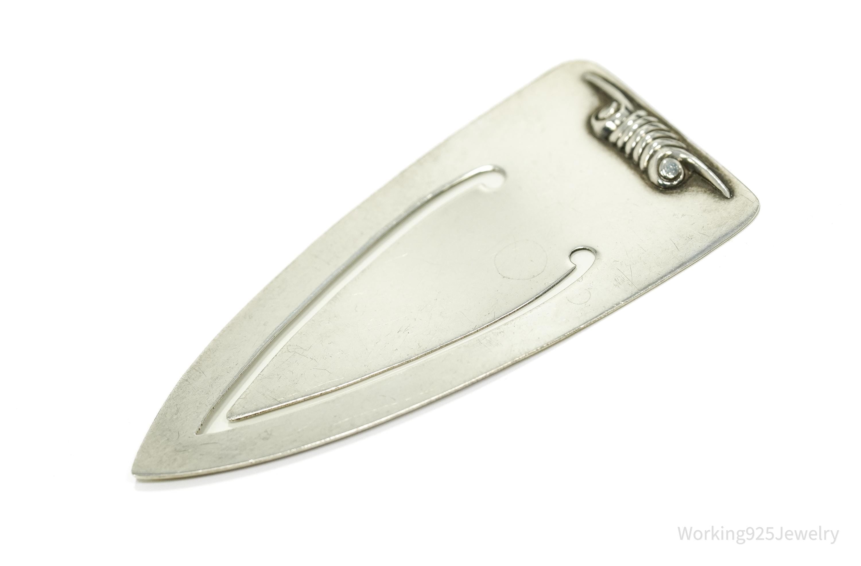 Antique R. Blackinton & Co Sterling Silver Bookmark Clip