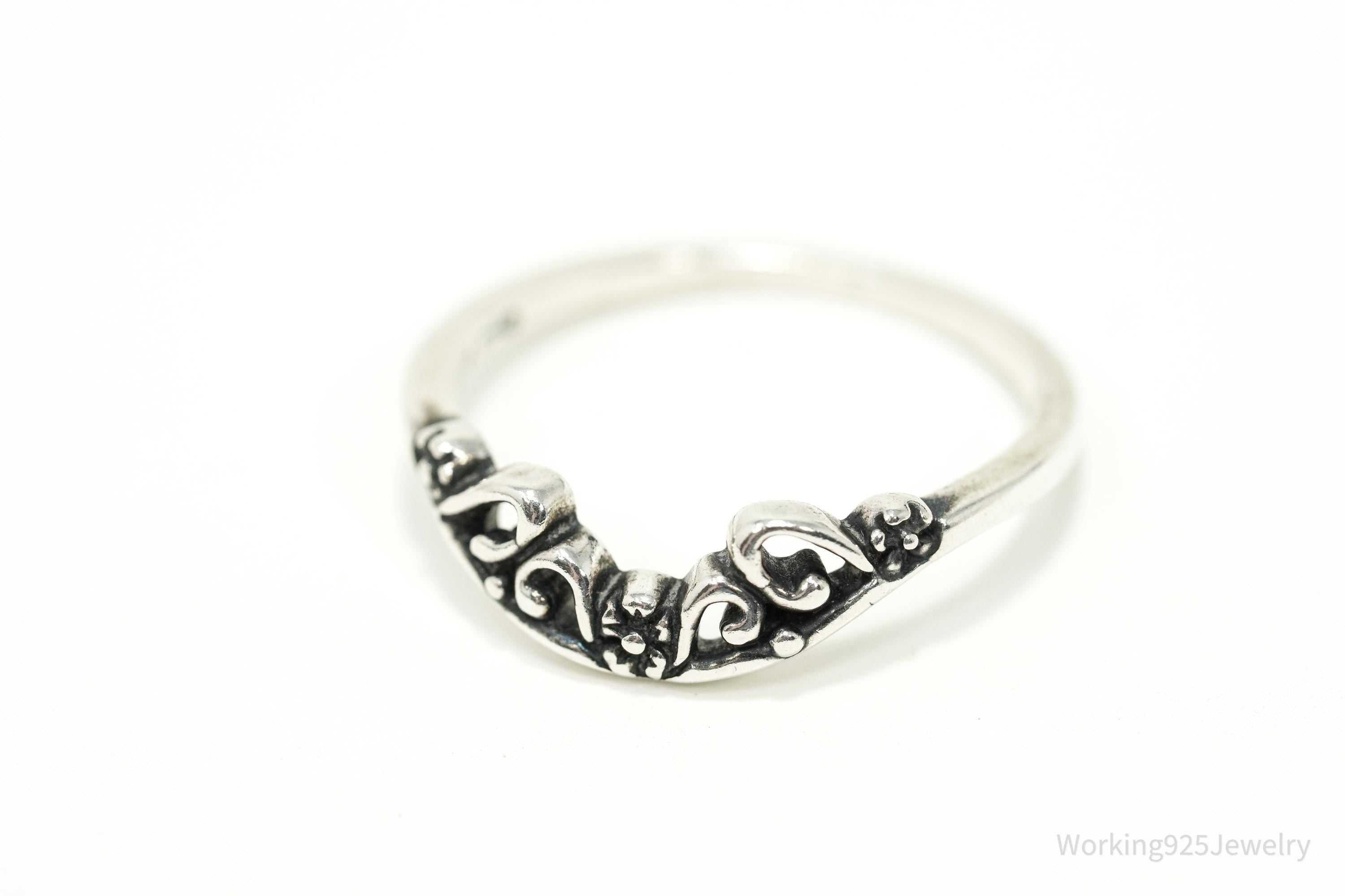 Vintage Native Designer Carolyn Pollack Relios Sterling Silver Ring Size 9
