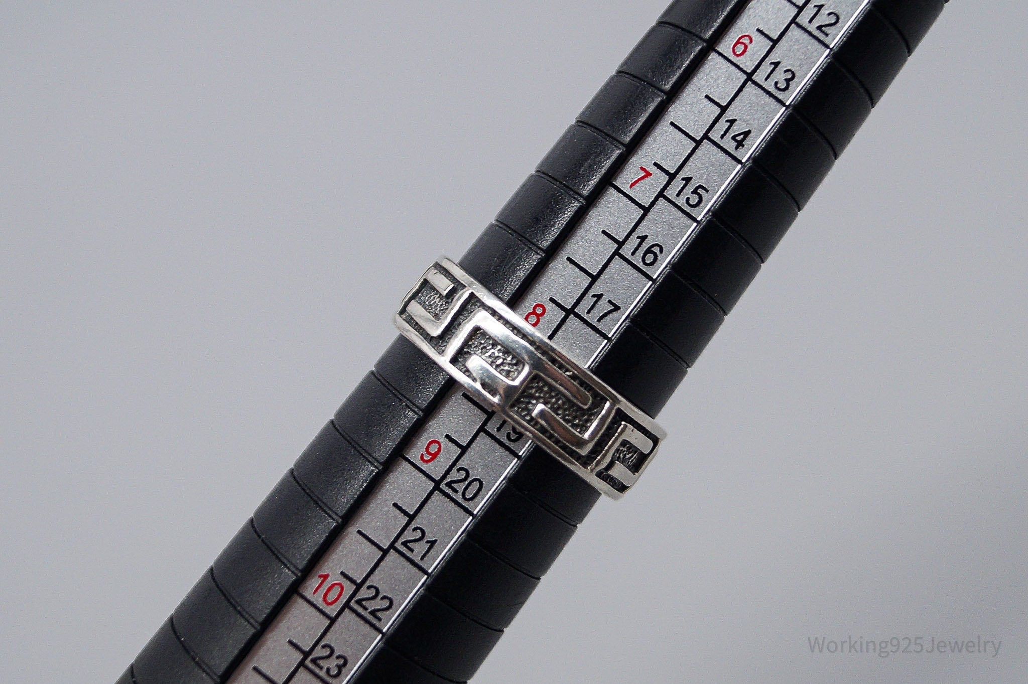 Vintage PSCL Sugilite Sterling Silver Ring - Size 8.25