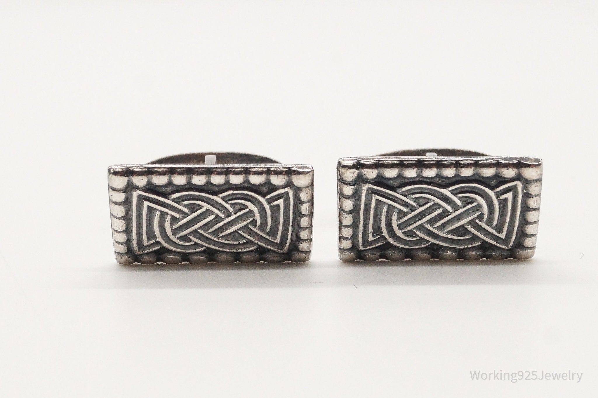 VTG Norway David Andersen Noruega Osebergfunnet Sterling Silver Cufflinks