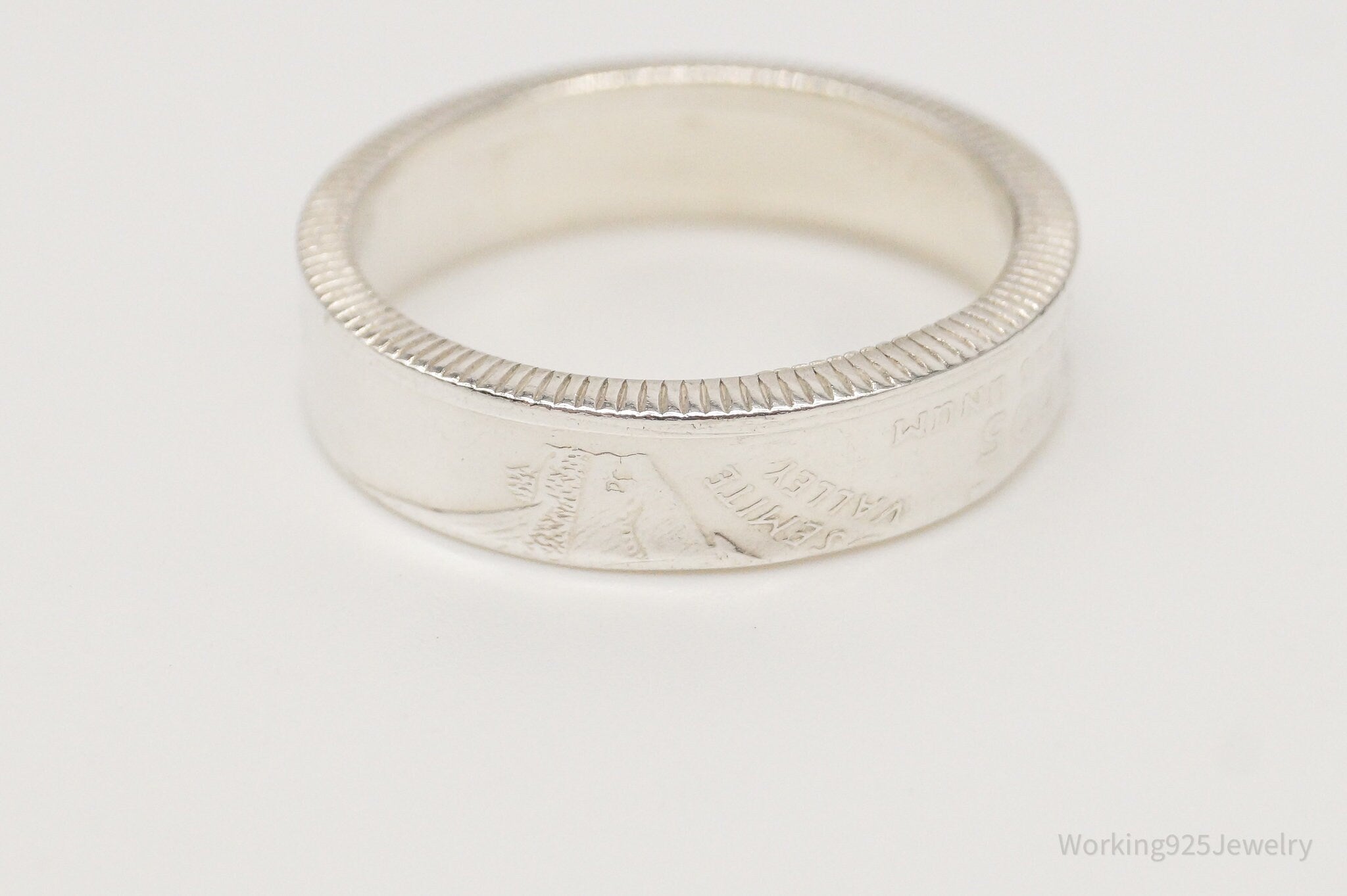 Vintage 2005 Quarter Dollar Coin Silver Ring - Size 9