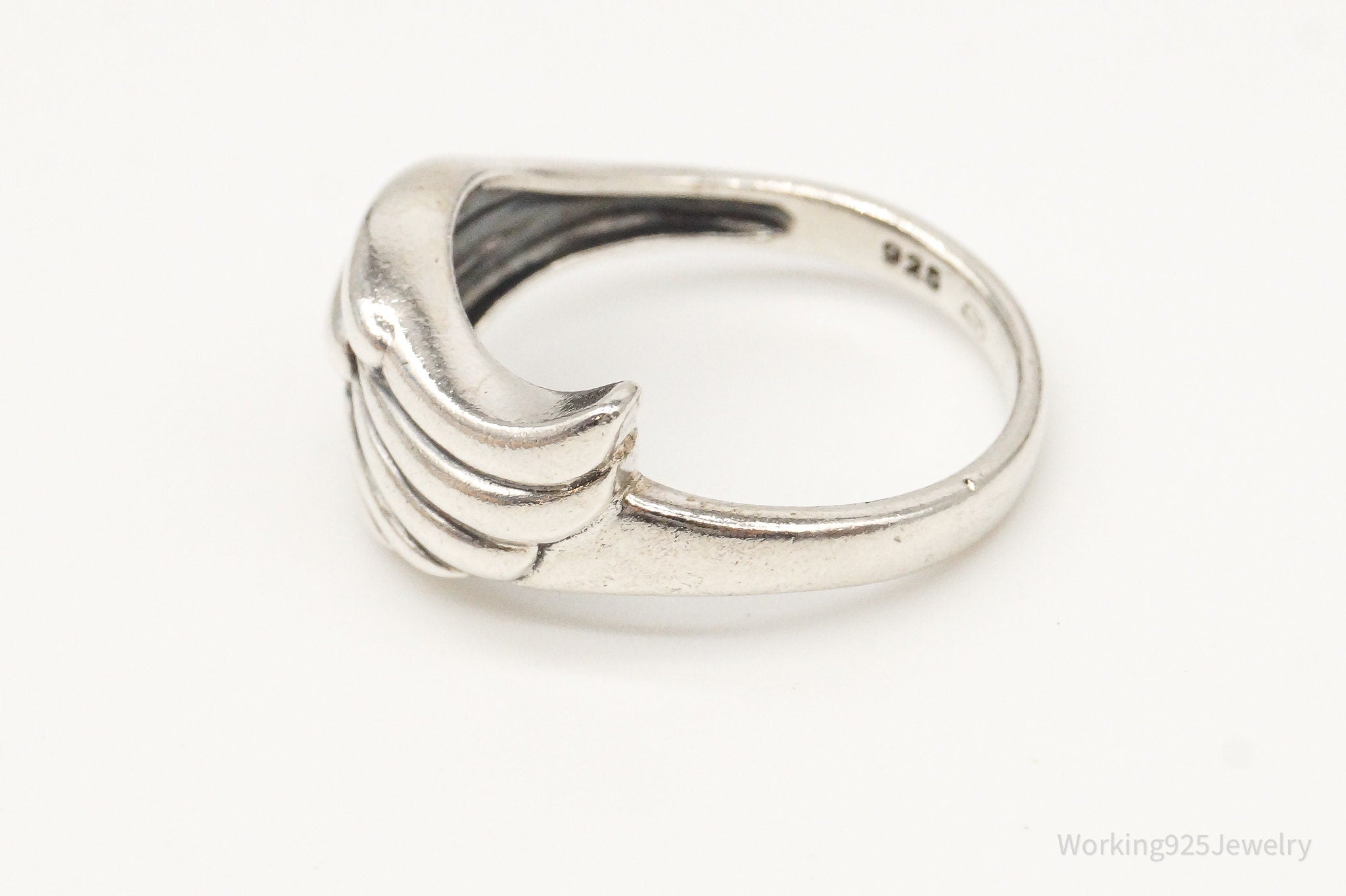 Vintage Wing Sterling Silver Ring -Size 7