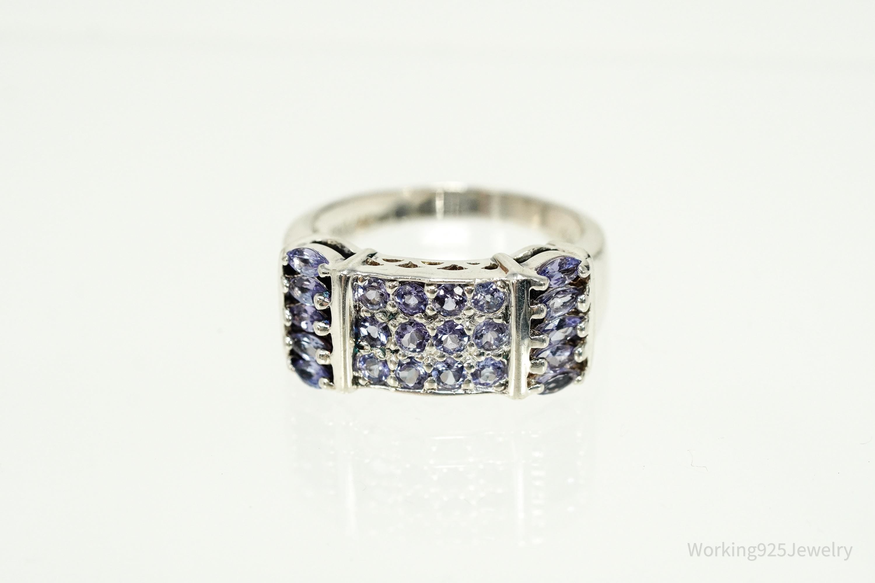 Vintage Tanzanite Sterling Silver - Ring 10