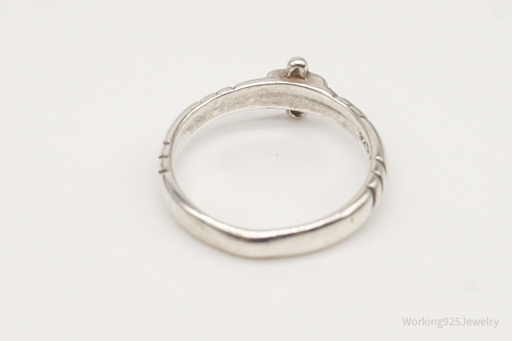 Vintage WJ Cross Sterling Silver Ring - Size 5