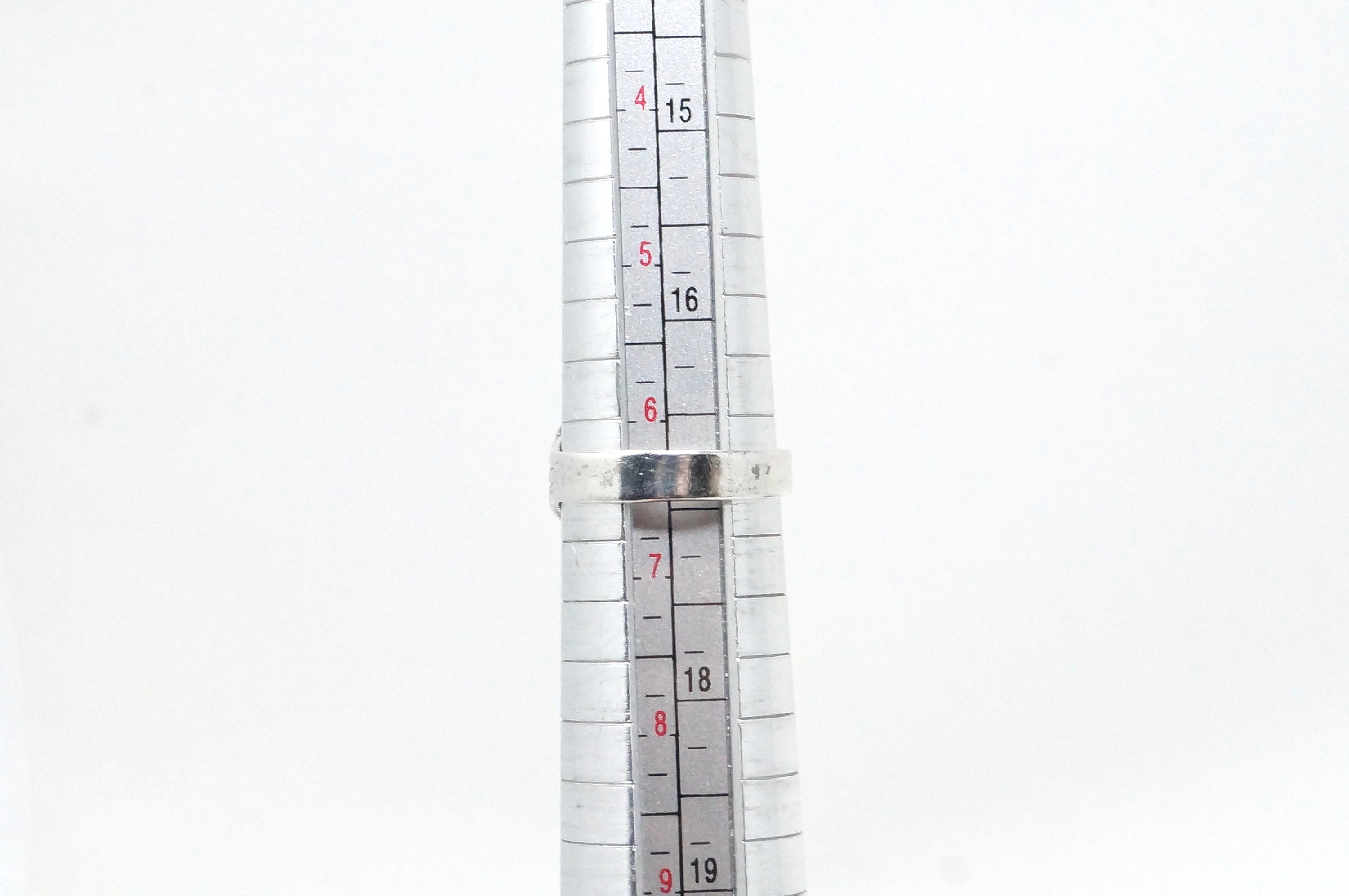 Vintage Brown Lace Agate Cable Design Southwestern Sterling Silver Ring Size 6.5