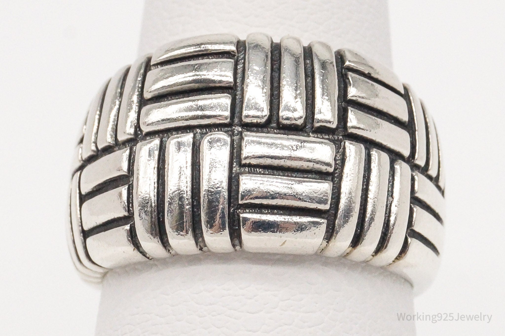 Vintage Sterling Silver Band Ring - Size 5.75