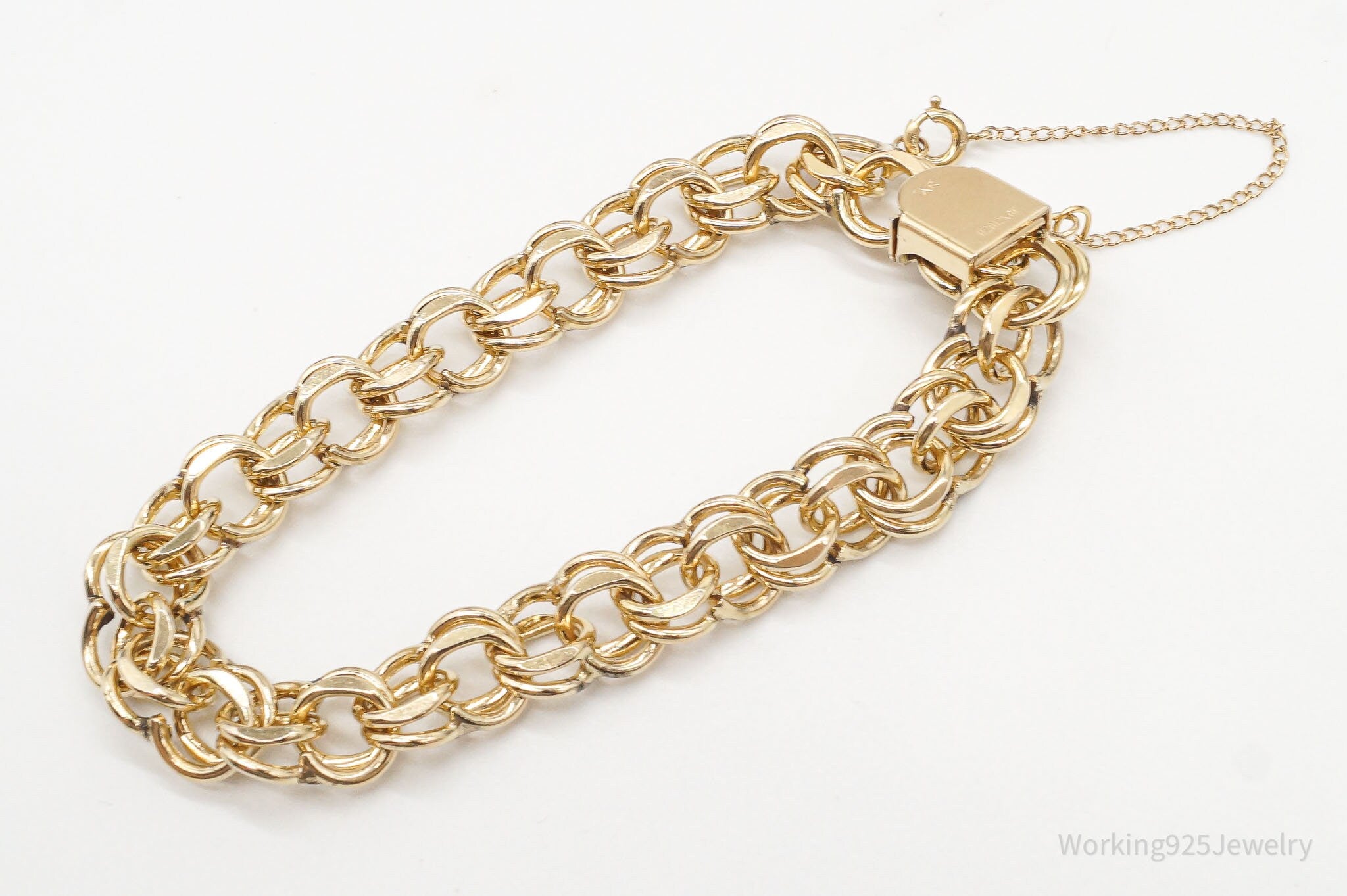 Vintage 1950s 1/20 12K Gold Filled Chain Bracelet