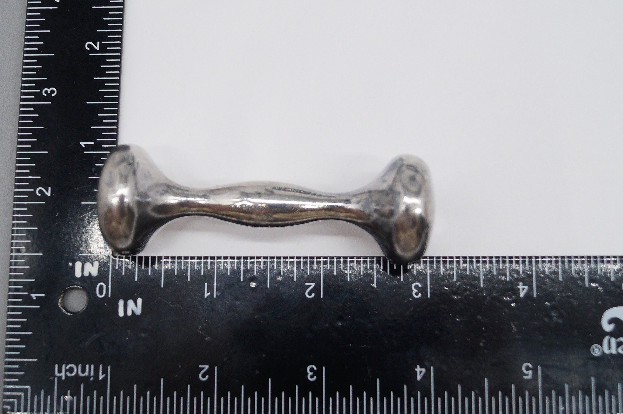 Antique Designer Gorham Large 1827 Sterling Silver Baby Rattle