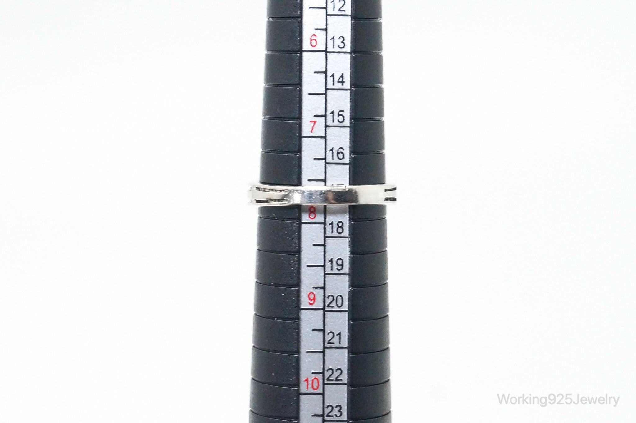 Vintage ITHES 4:3-4 Sterling Silver Ring SZ 7.75