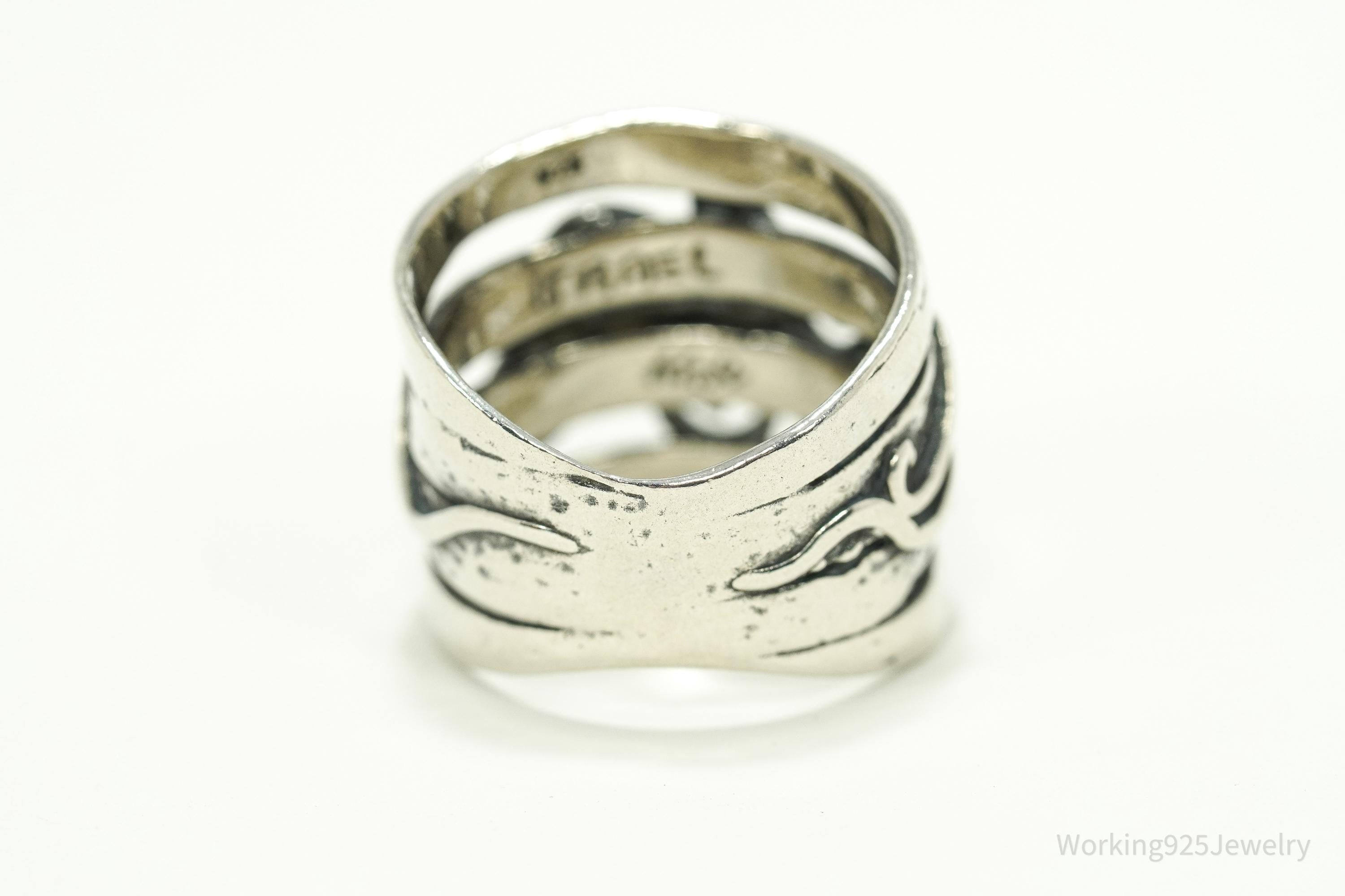 Vintage Shablool Didae Israel Sterling Silver Ring - Size 8.5