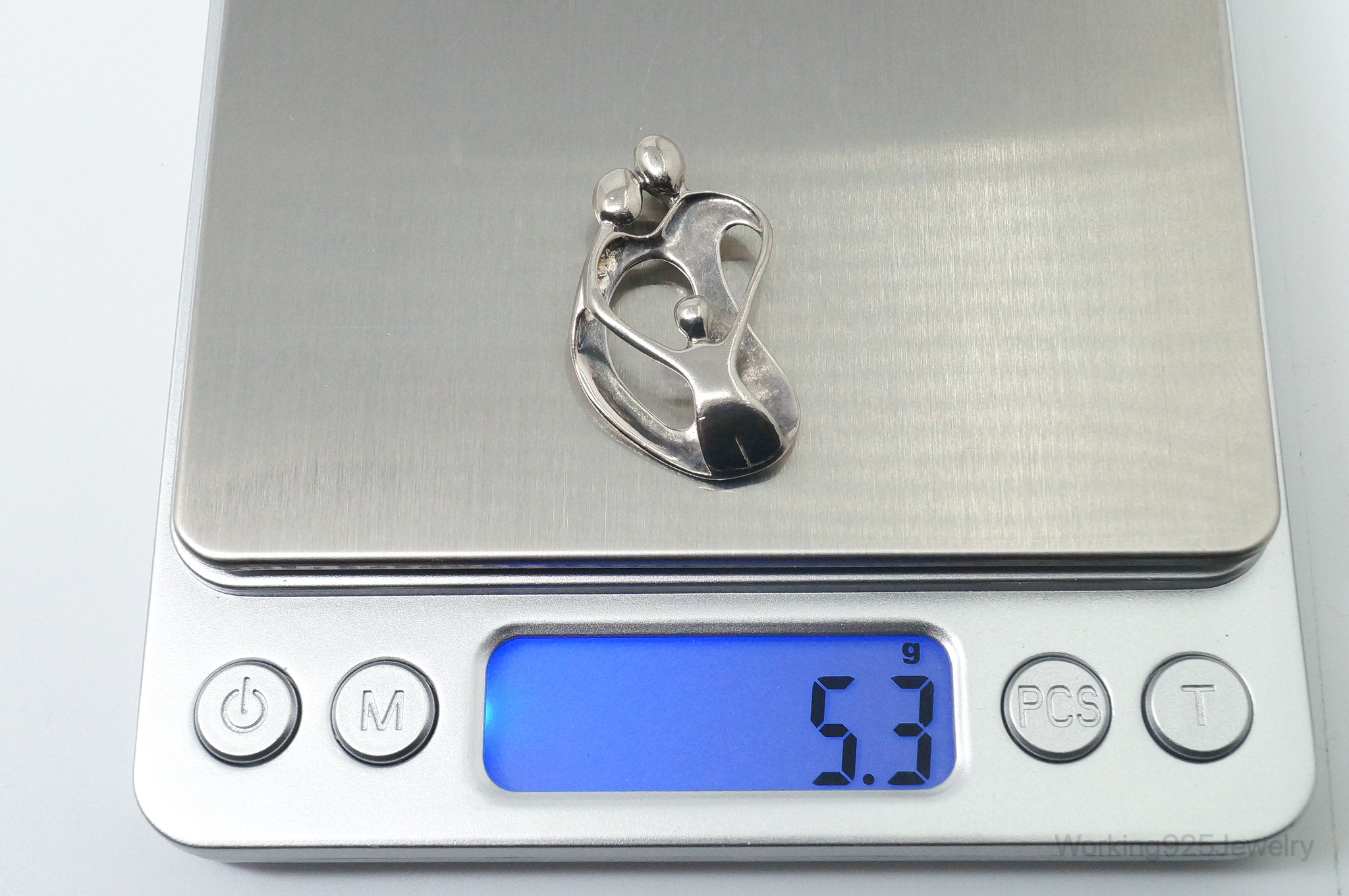 Vintage Native American Carolyn Pollack Relios Family Sterling Silver Pendant