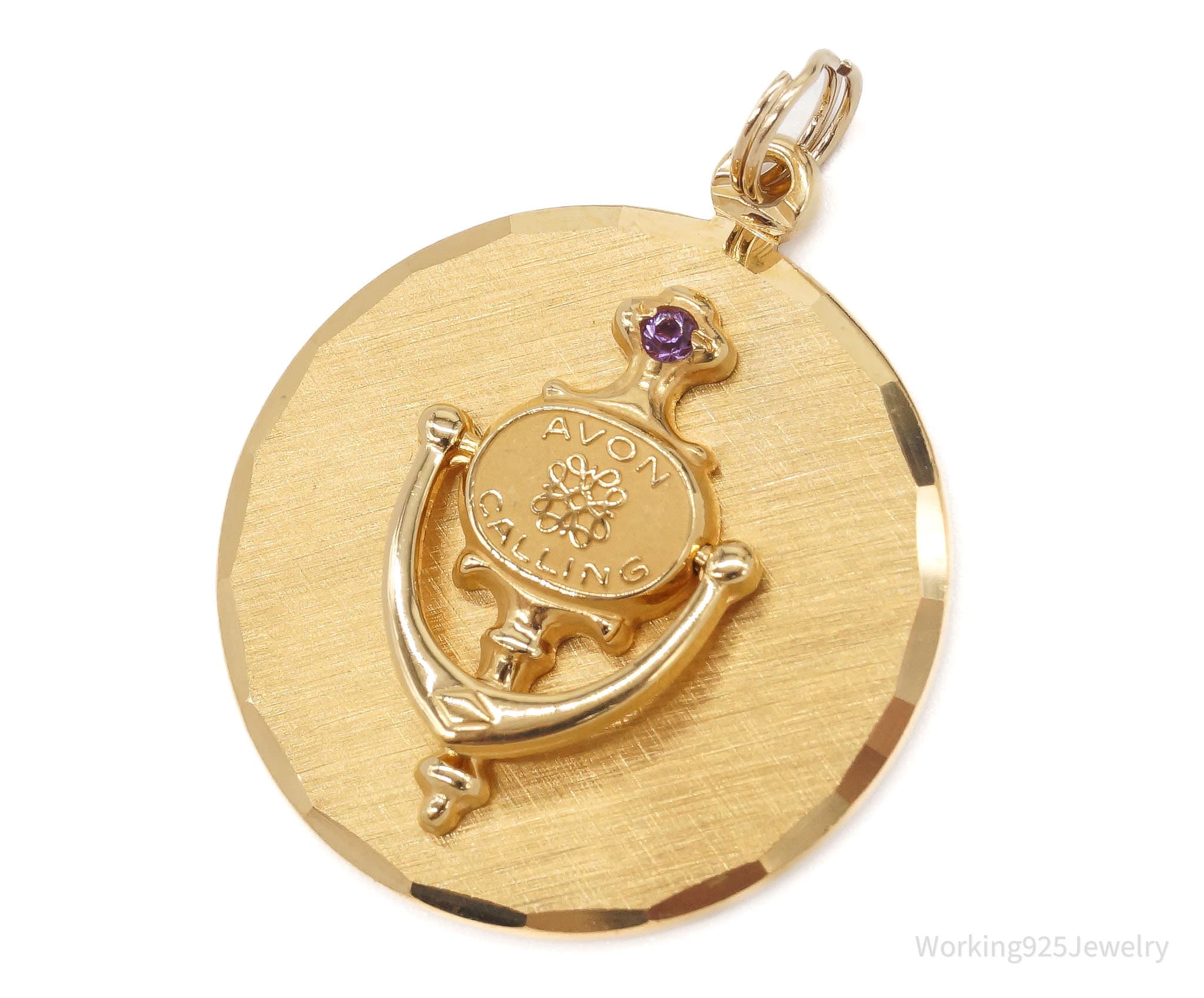 【BALFOUR＊10K】 ヴィンテージ AVON 最高栄誉賞バッジ Rare Vintage Avon Presidents Club 10K Pendant | Working 925 Jewelry