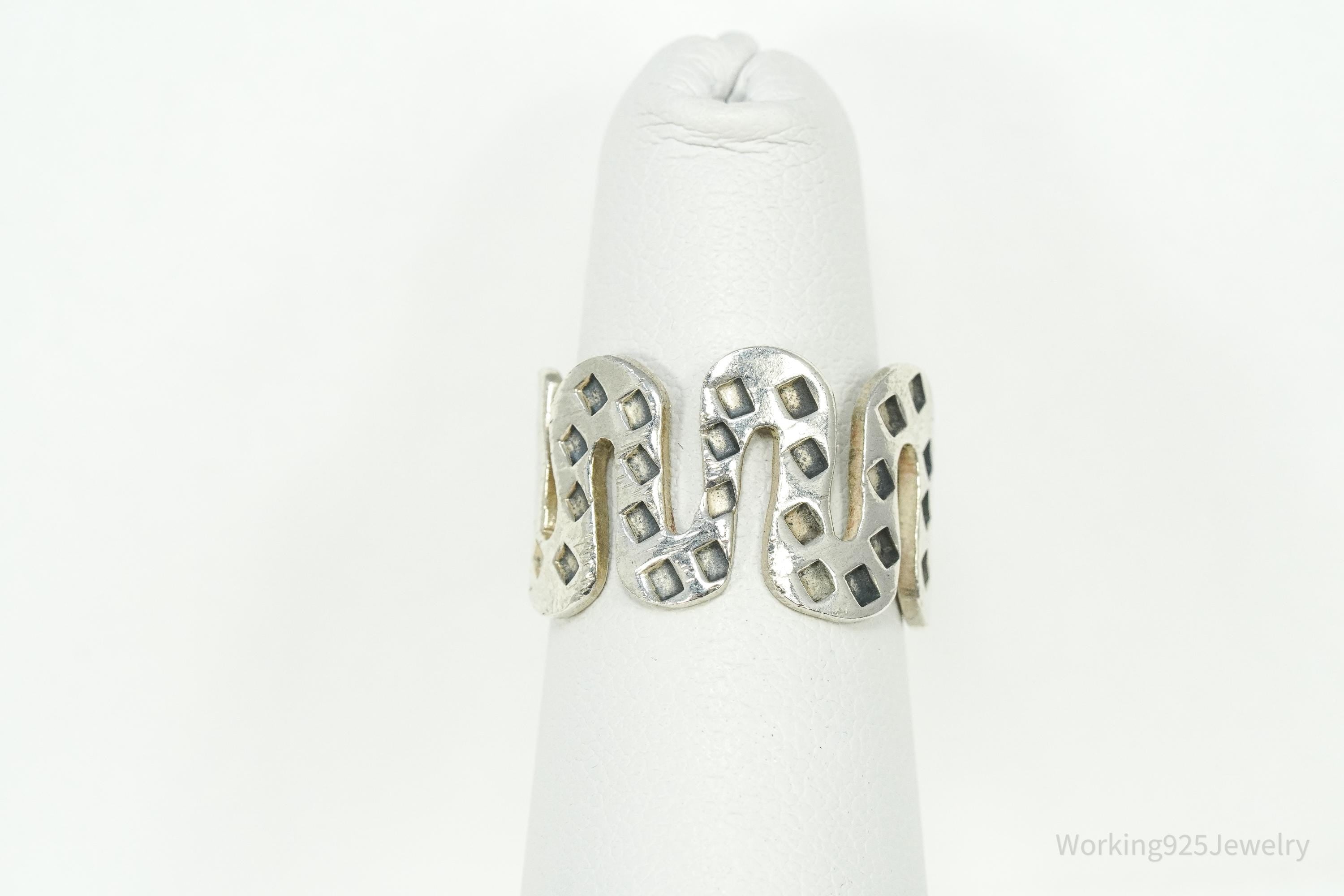 Vintage Mexican RJP Sterling Silver Ring - Size 5.5