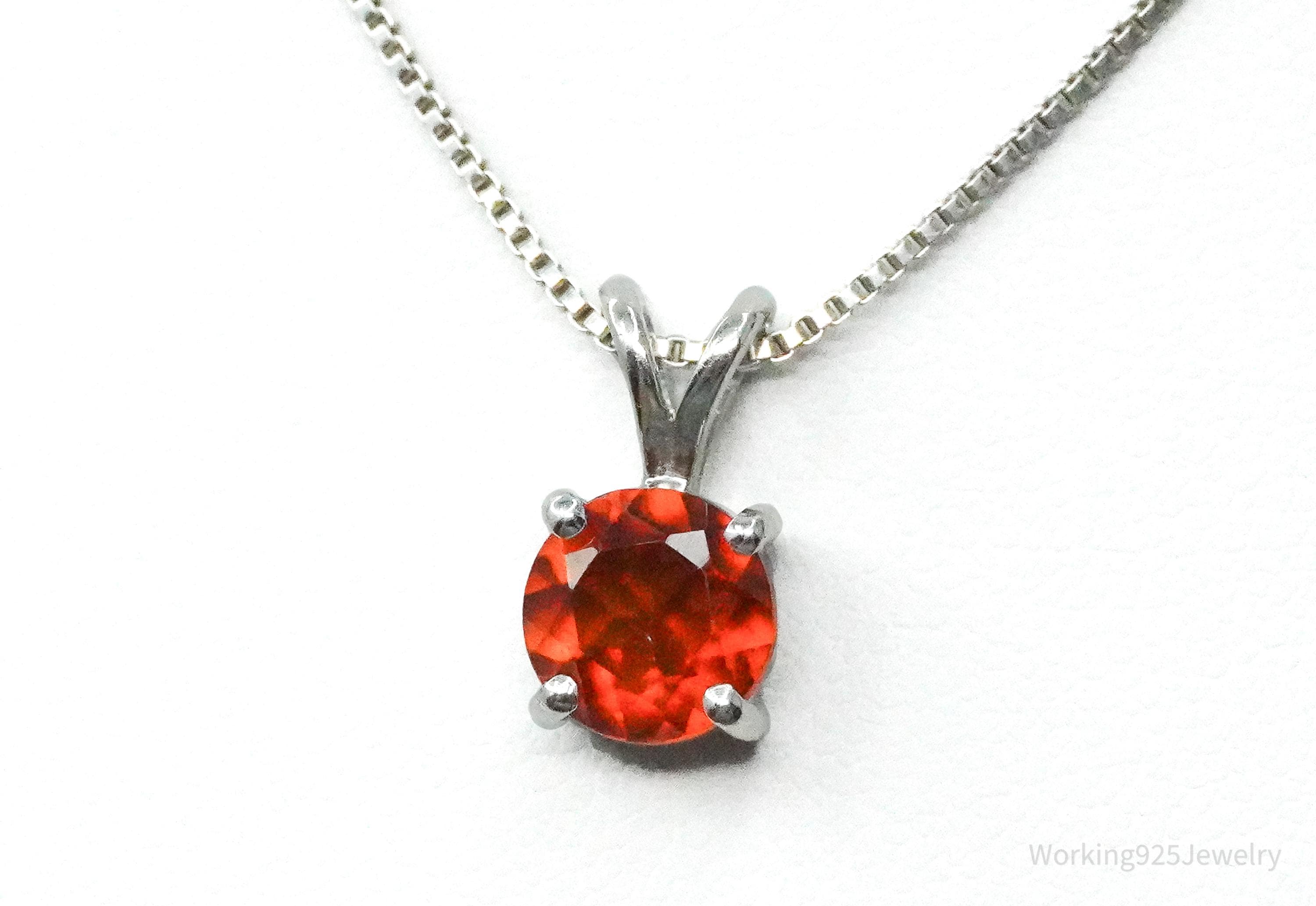 JTV's TGGC Madeira Citrine Sterling Silver Necklace 18"