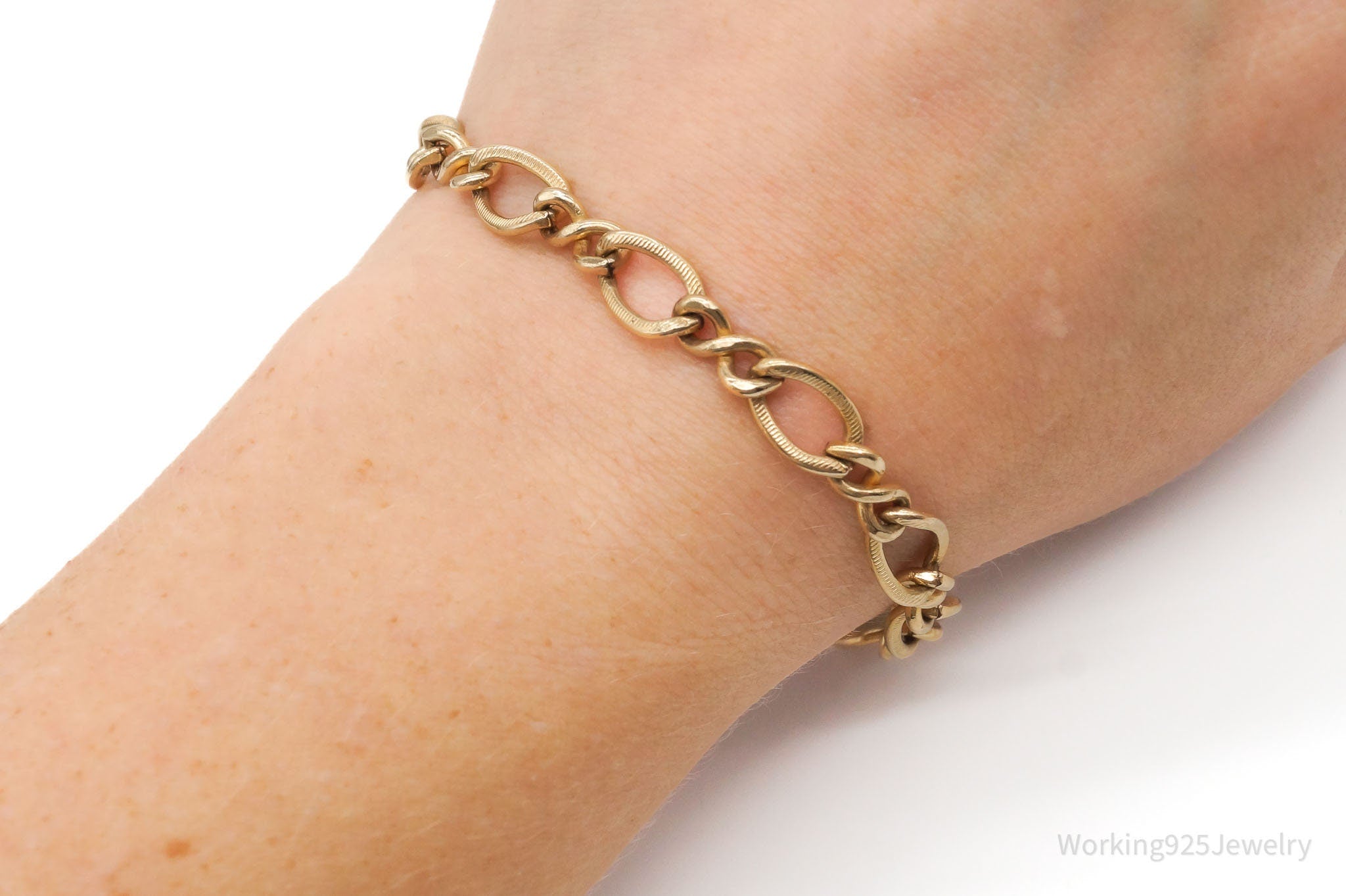 Vintage 1/20 12K Gold Filled Chain Bracelet