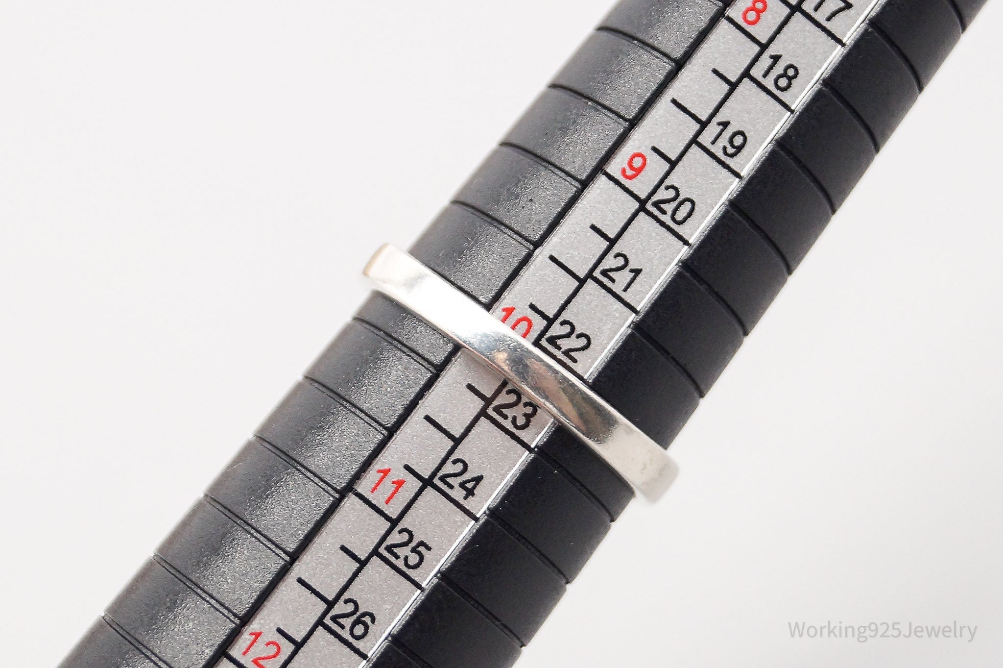 Vintage CNA Amethyst Hearts Designs Sterling Silver Ring - Size 10