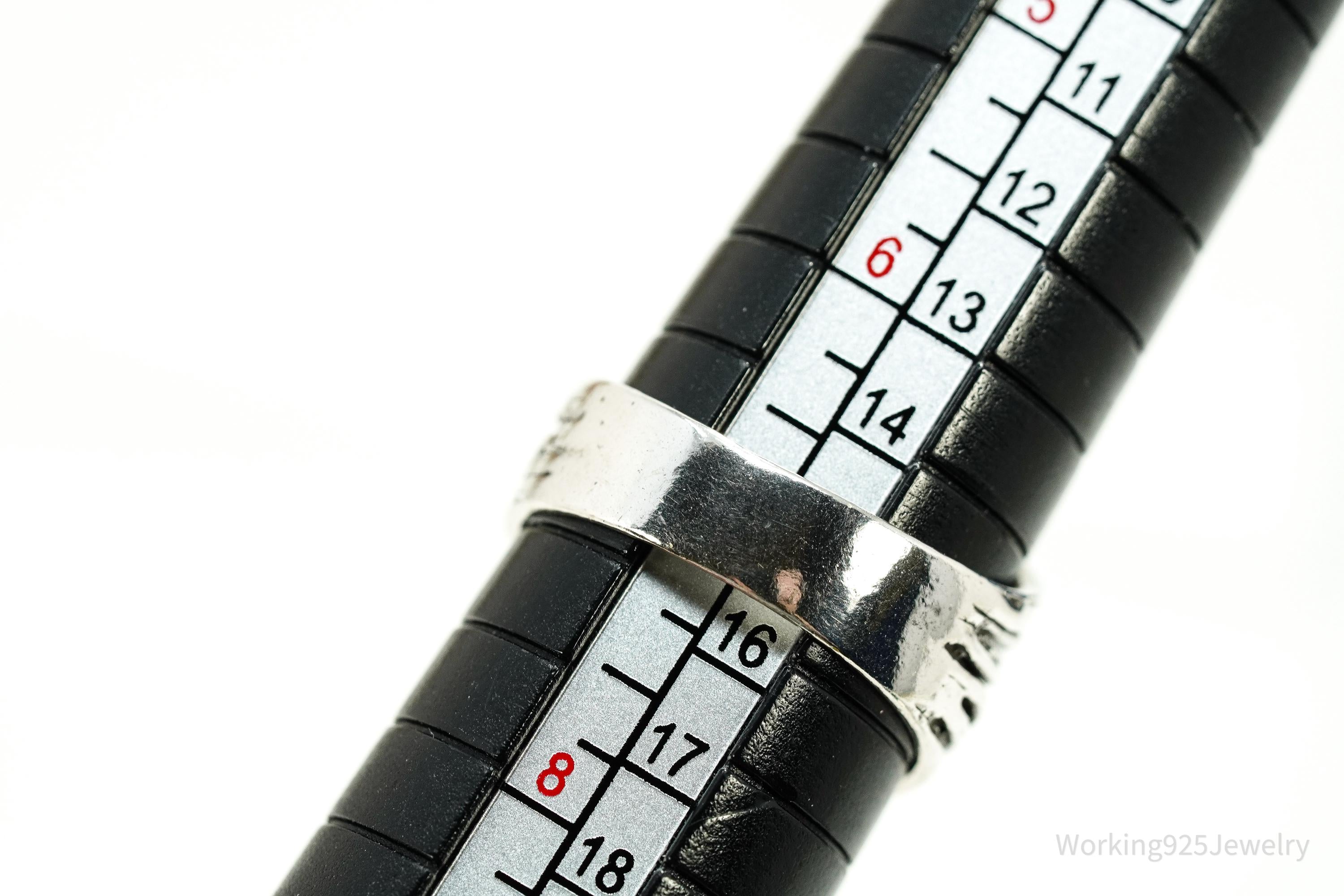 Vintage Israel Shablool Didae Sterling Silver Ring - Size 7