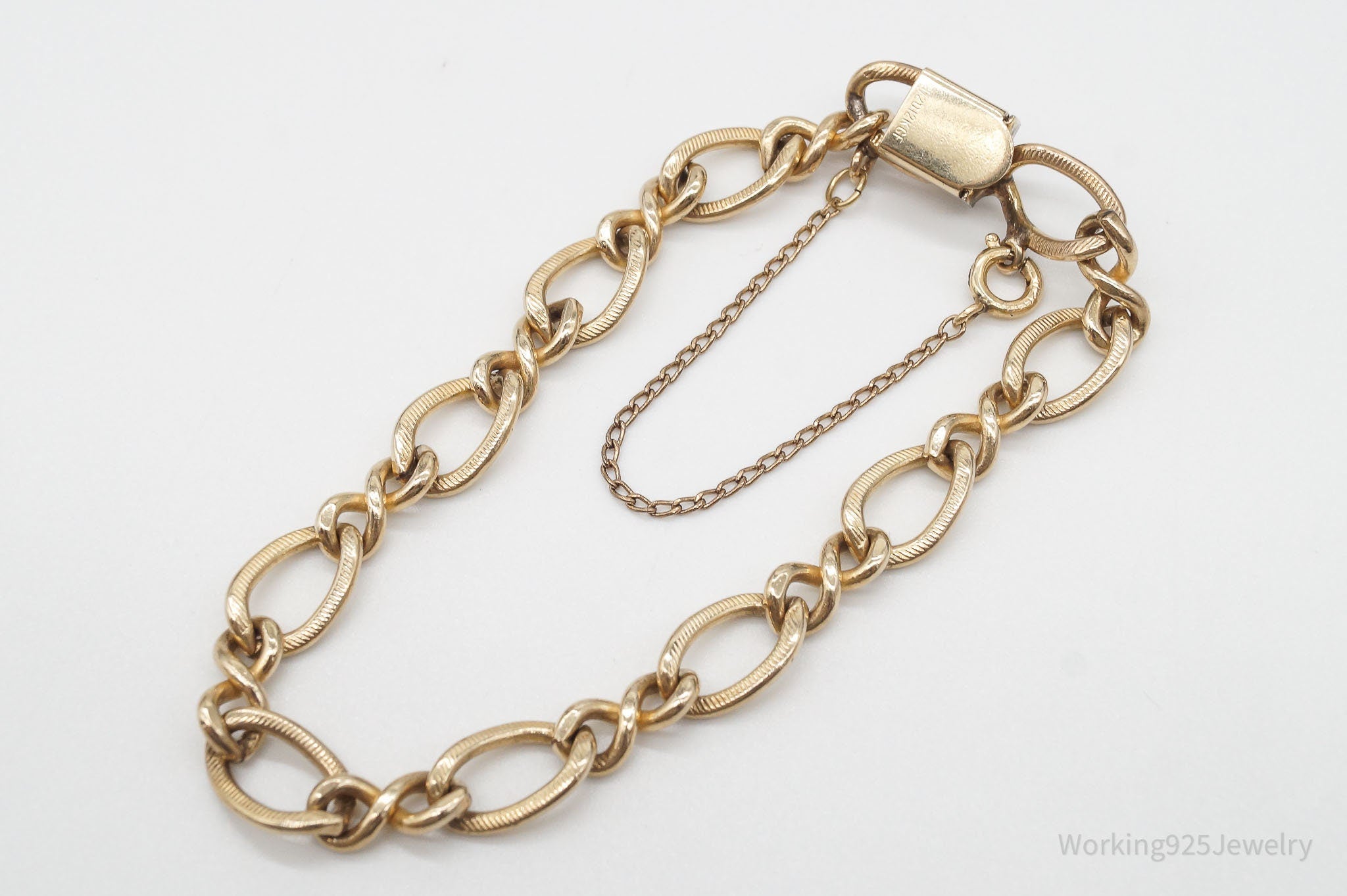 Vintage 1/20 12K Gold Filled Chain Bracelet