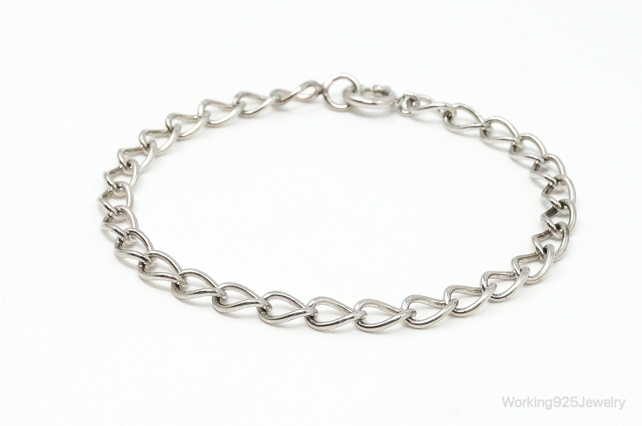 Antique Silver Chain Bracelet PRY シュウト