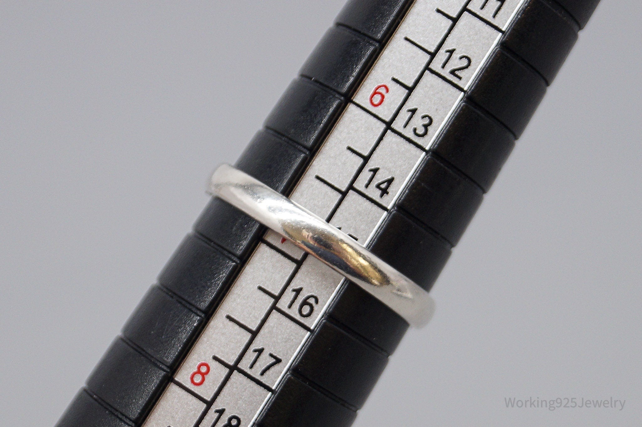 Vintage White Topaz Sterling Silver Flower Ring - Size 6.75