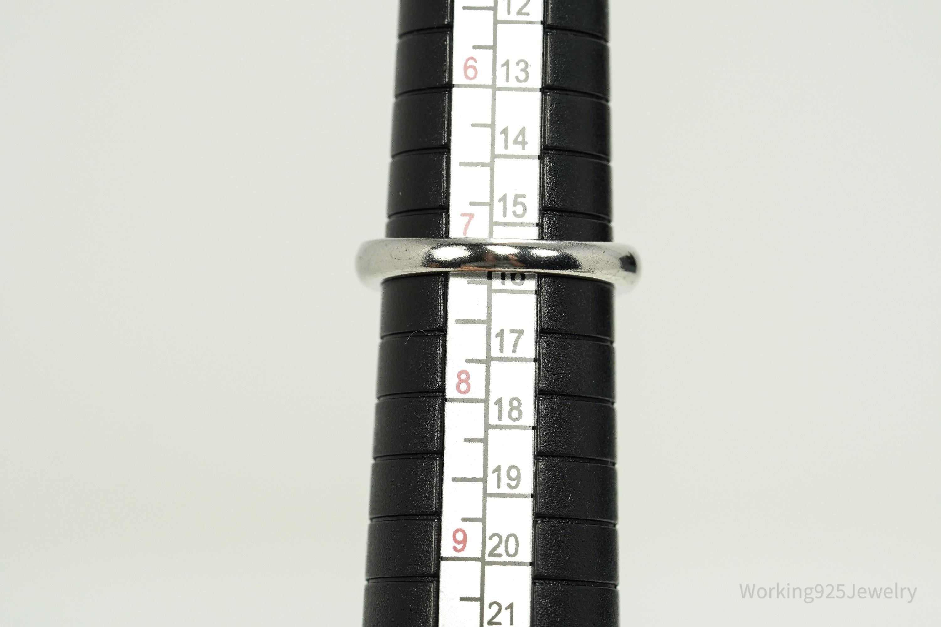 Vintage KN Opal Sterling Silver Ring - Size 7