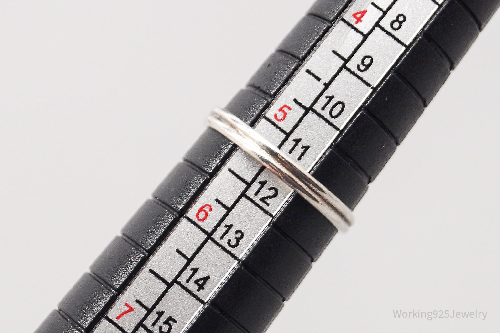 Antique Amethyst Silver Ring - Size 5.25