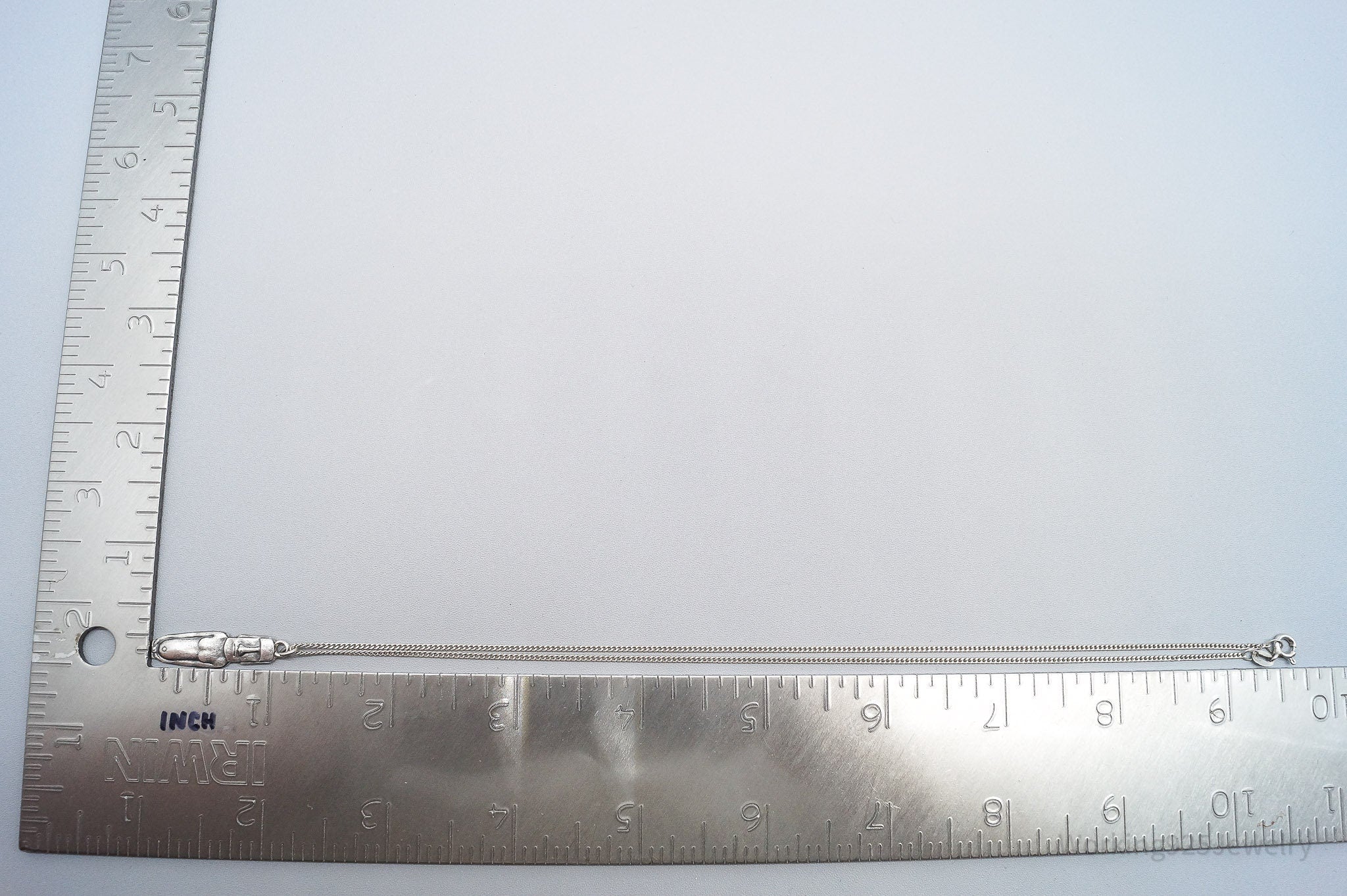 RARE Vintage Norwegian Moai 830S Silver Chain Necklace 17"